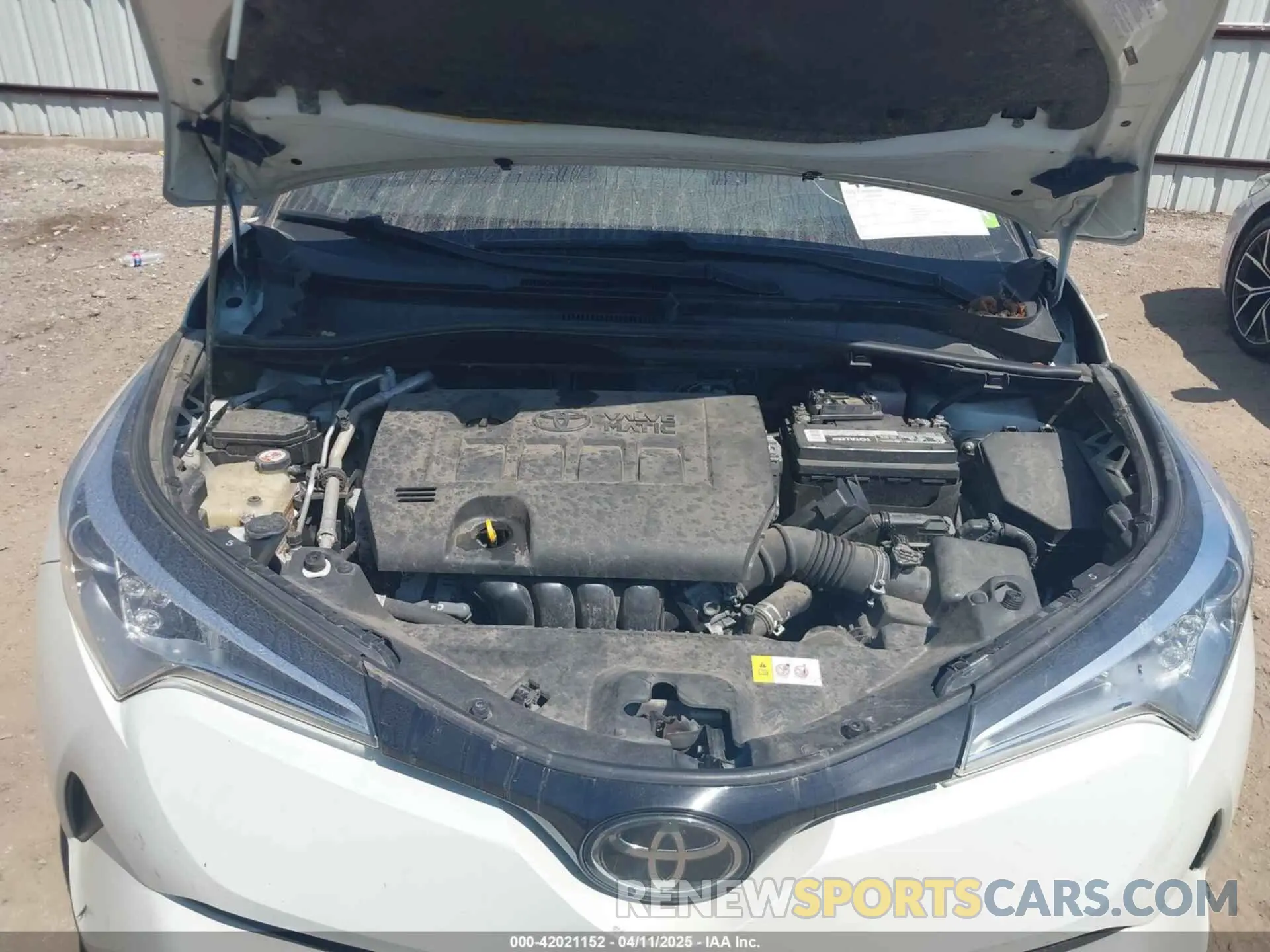 10 Photograph of a damaged car JTNKHMBX7K1023674 TOYOTA C-HR 2019