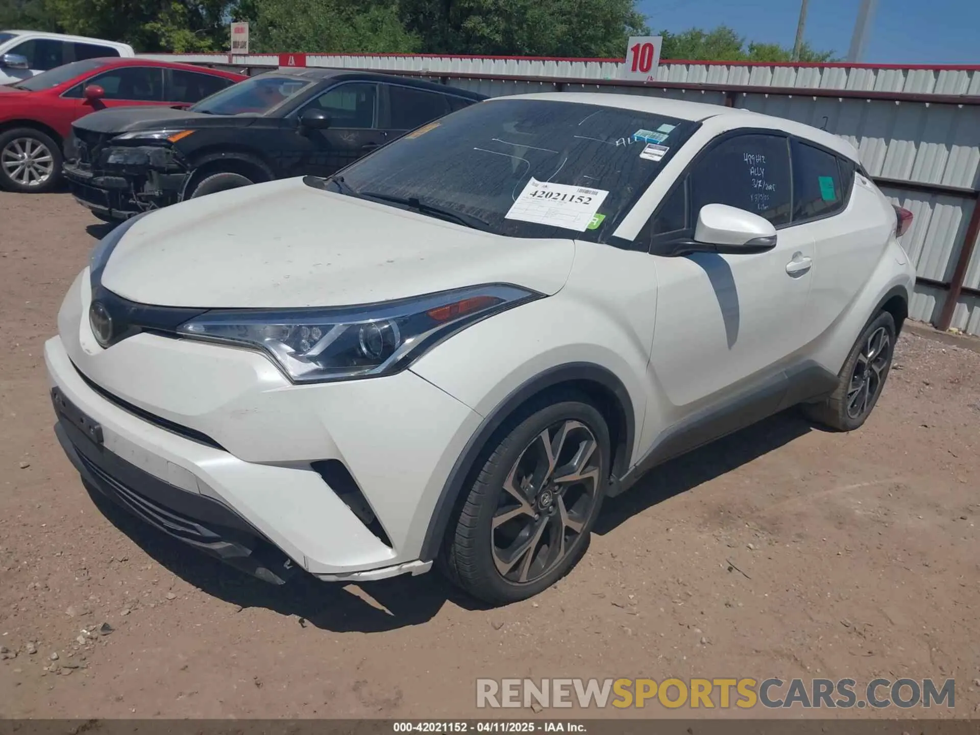 2 Photograph of a damaged car JTNKHMBX7K1023674 TOYOTA C-HR 2019