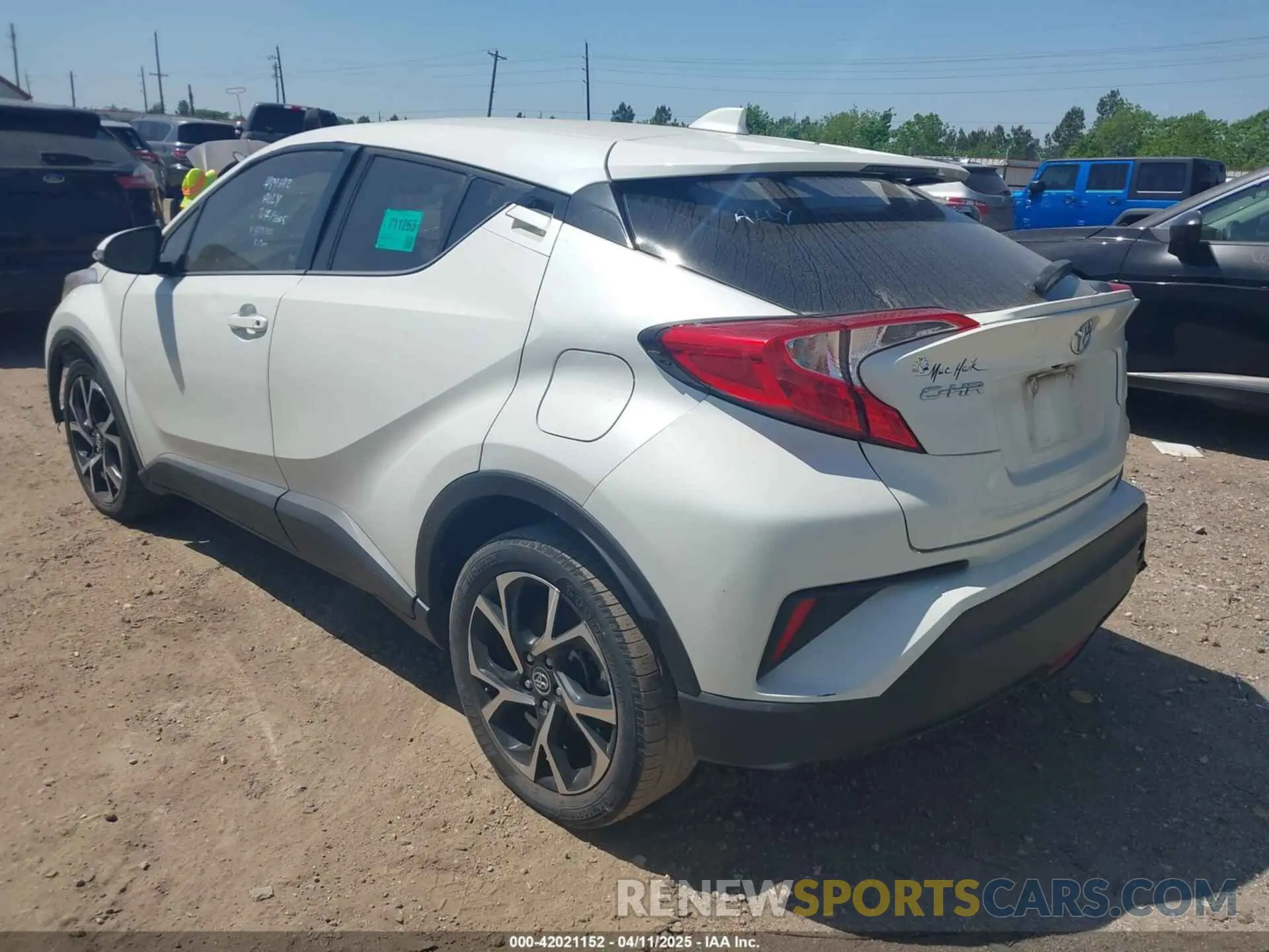 3 Photograph of a damaged car JTNKHMBX7K1023674 TOYOTA C-HR 2019