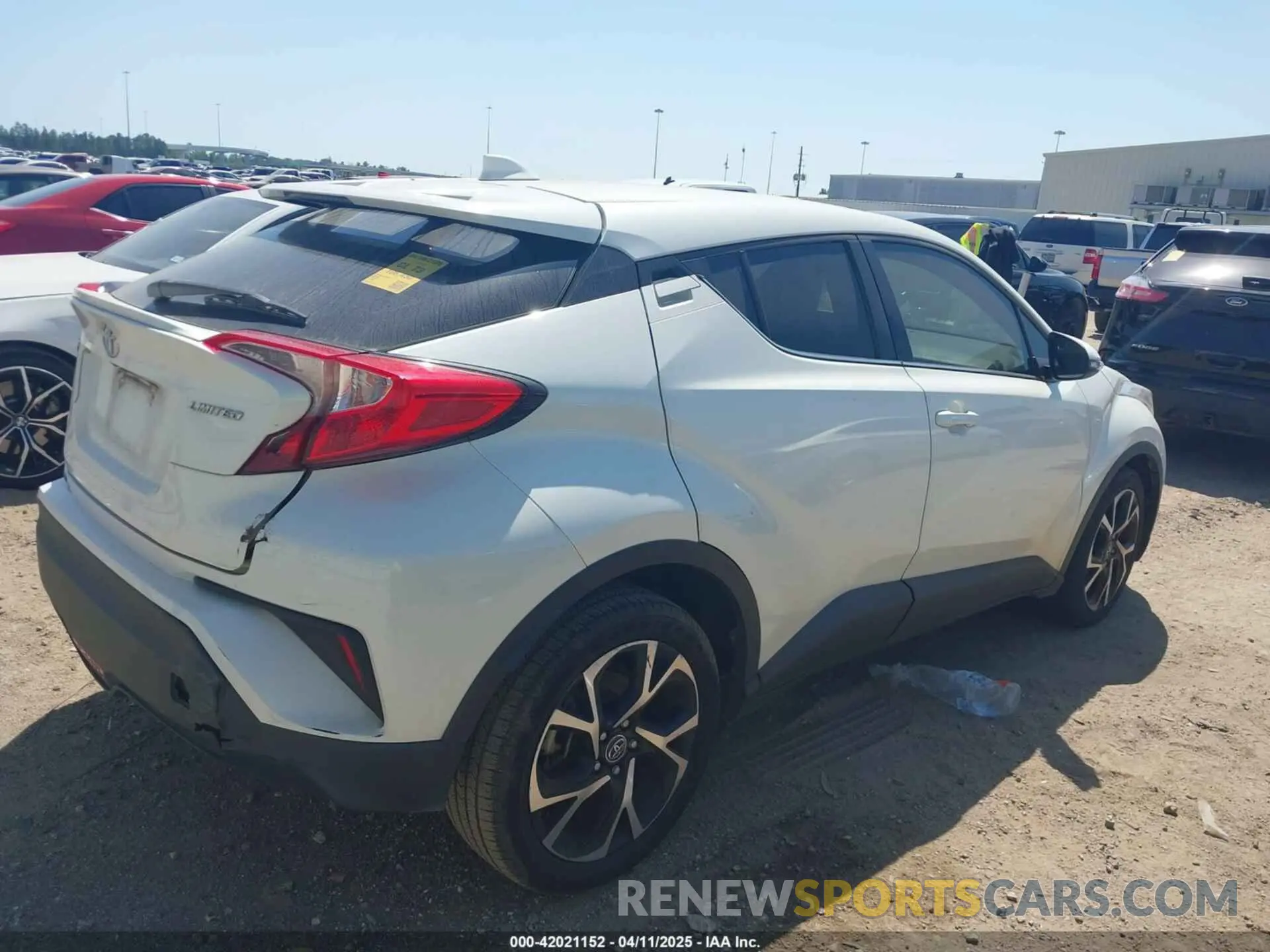 4 Photograph of a damaged car JTNKHMBX7K1023674 TOYOTA C-HR 2019