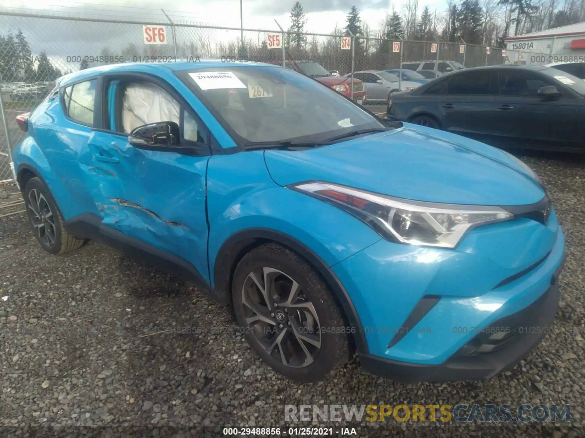 1 Photograph of a damaged car JTNKHMBX7K1024081 TOYOTA C-HR 2019