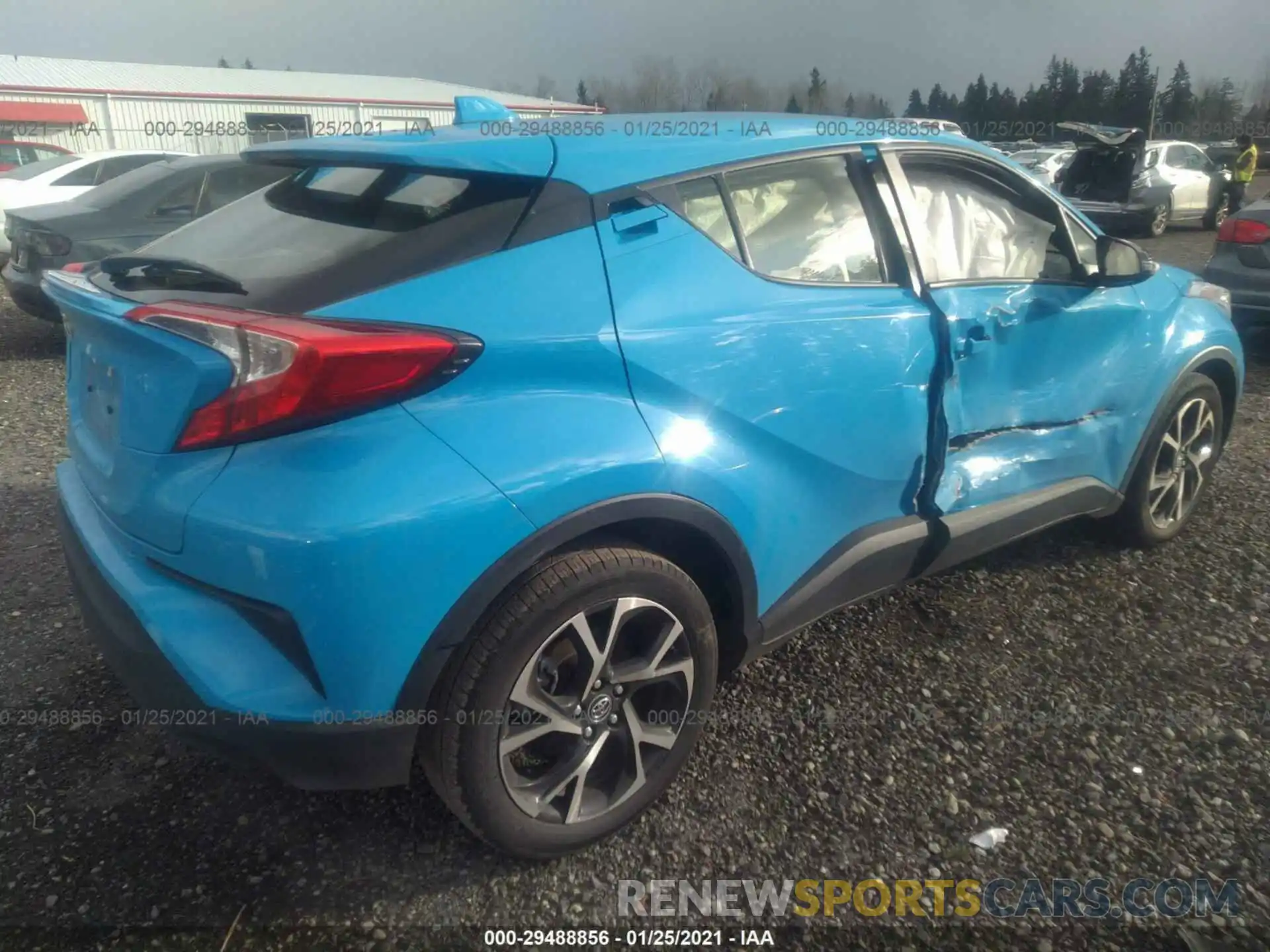 4 Photograph of a damaged car JTNKHMBX7K1024081 TOYOTA C-HR 2019