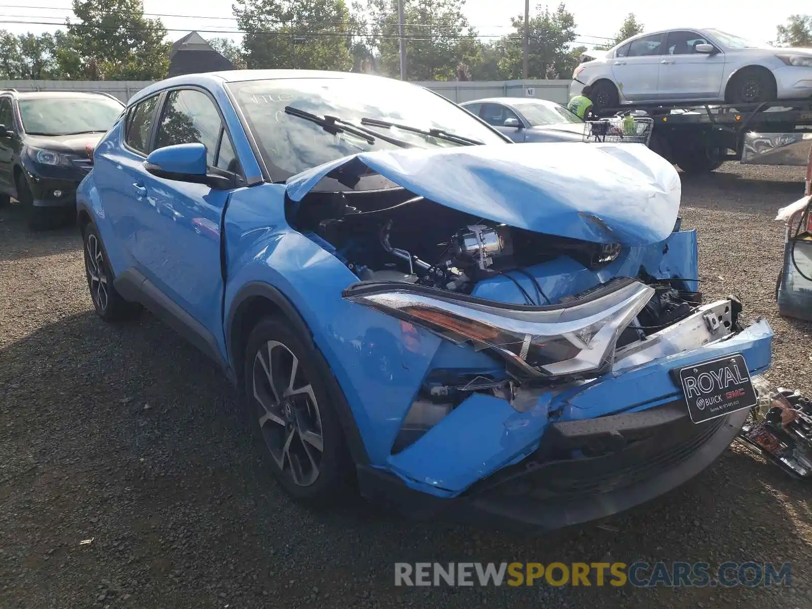 1 Photograph of a damaged car JTNKHMBX7K1024520 TOYOTA C-HR 2019