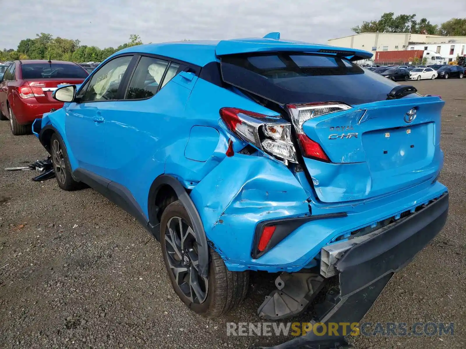 3 Photograph of a damaged car JTNKHMBX7K1024520 TOYOTA C-HR 2019