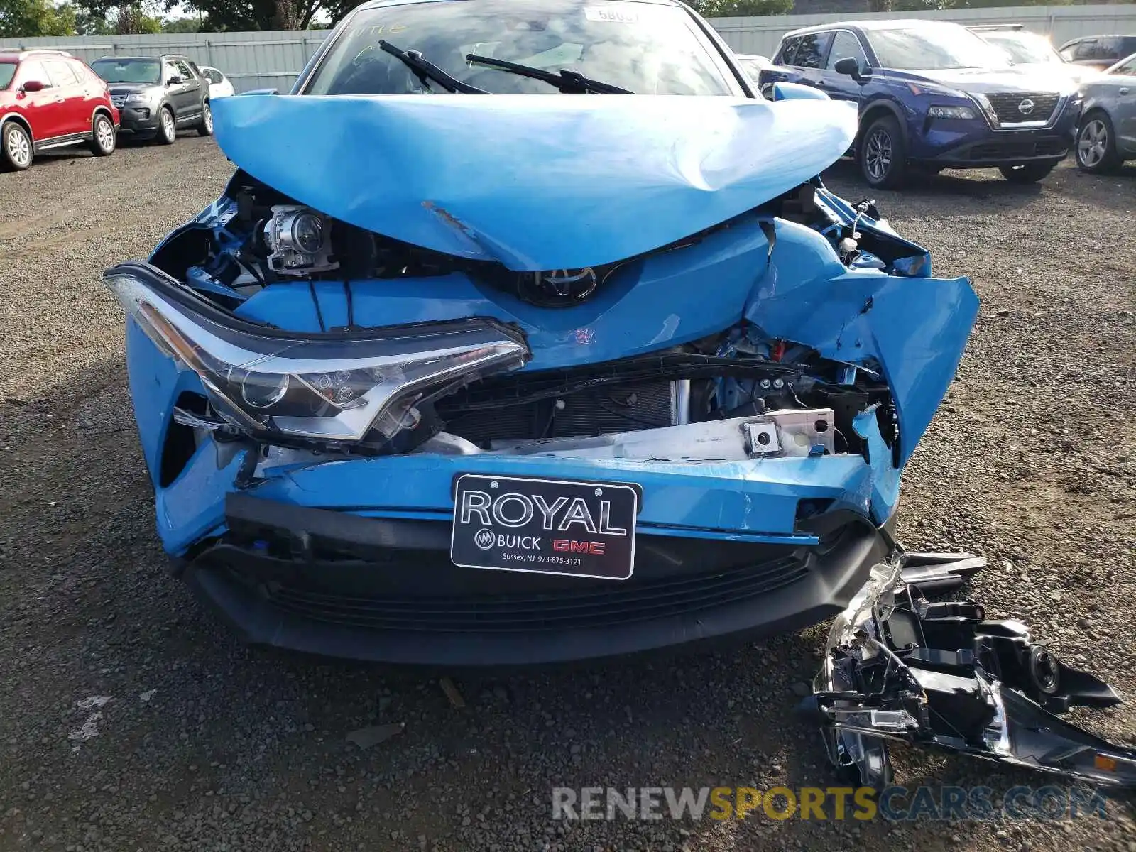 9 Photograph of a damaged car JTNKHMBX7K1024520 TOYOTA C-HR 2019