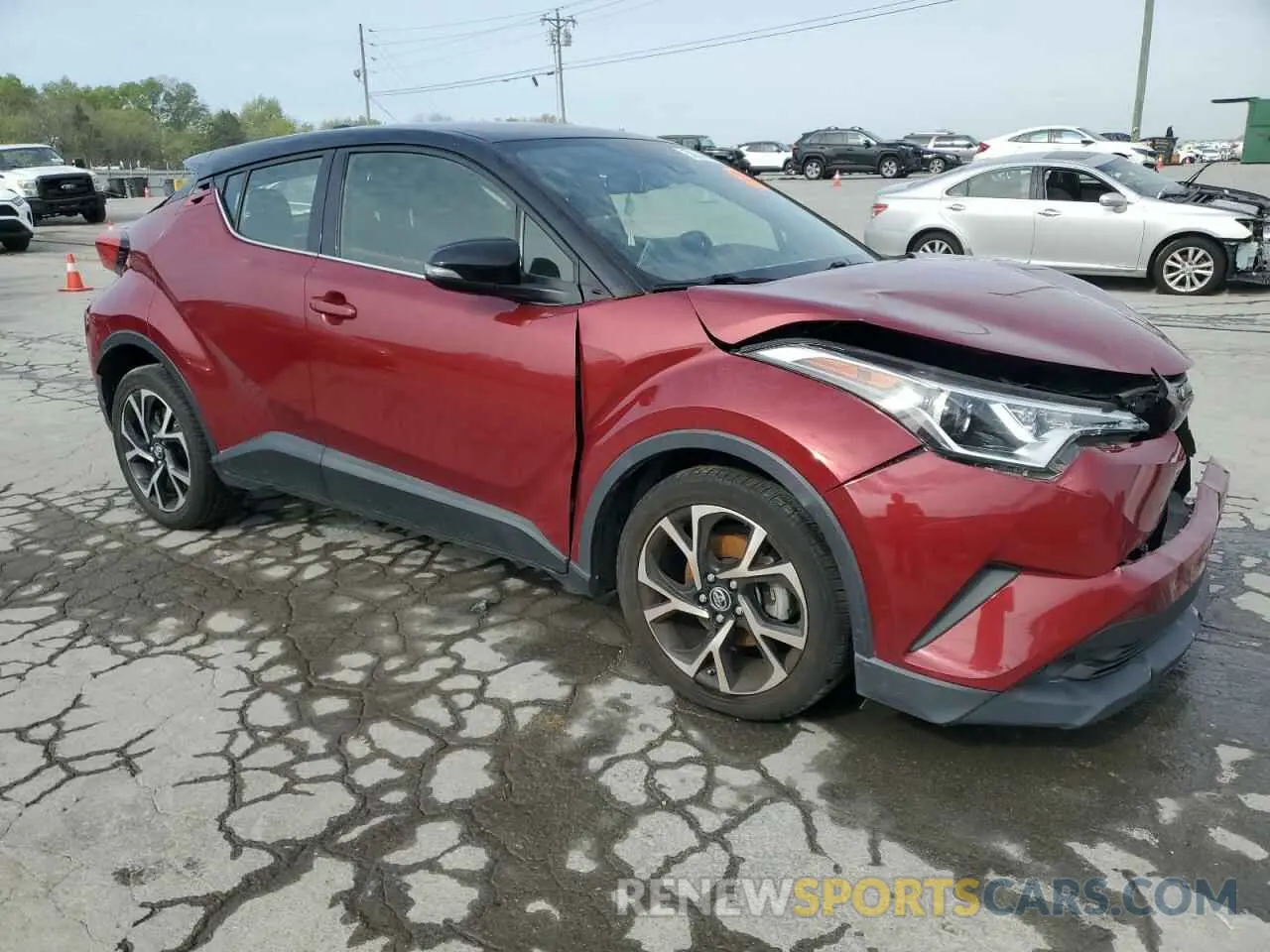 4 Photograph of a damaged car JTNKHMBX7K1025540 TOYOTA C-HR 2019