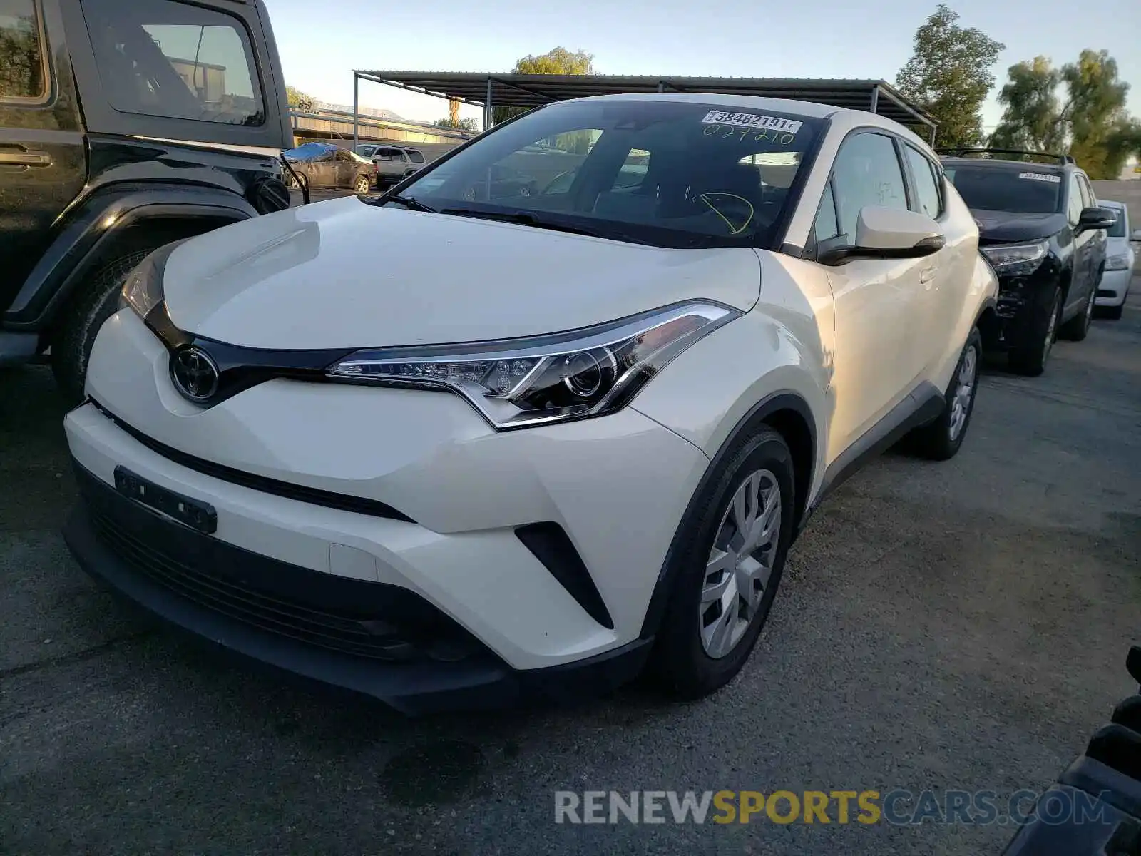 2 Photograph of a damaged car JTNKHMBX7K1027210 TOYOTA C-HR 2019