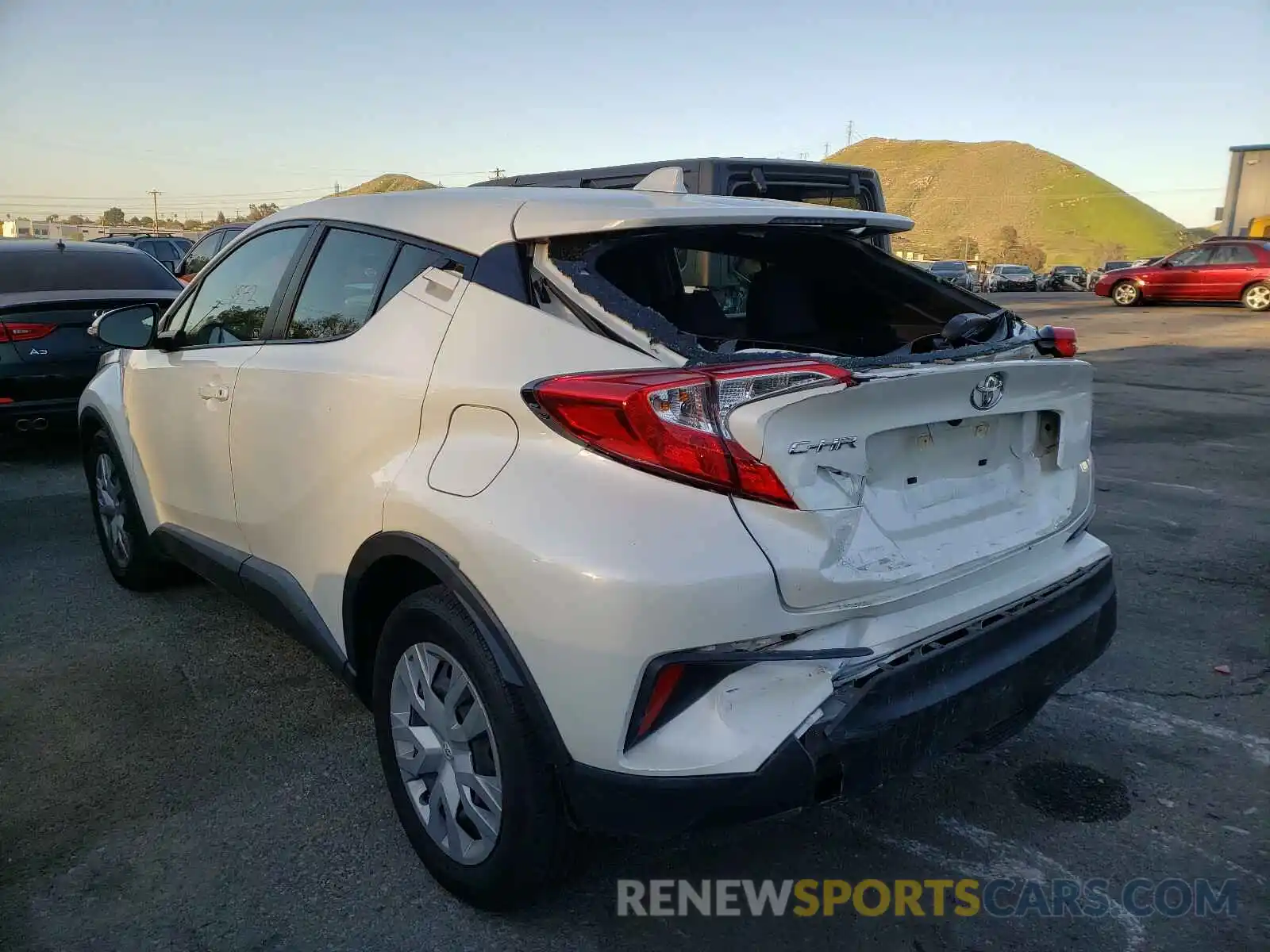 3 Photograph of a damaged car JTNKHMBX7K1027210 TOYOTA C-HR 2019