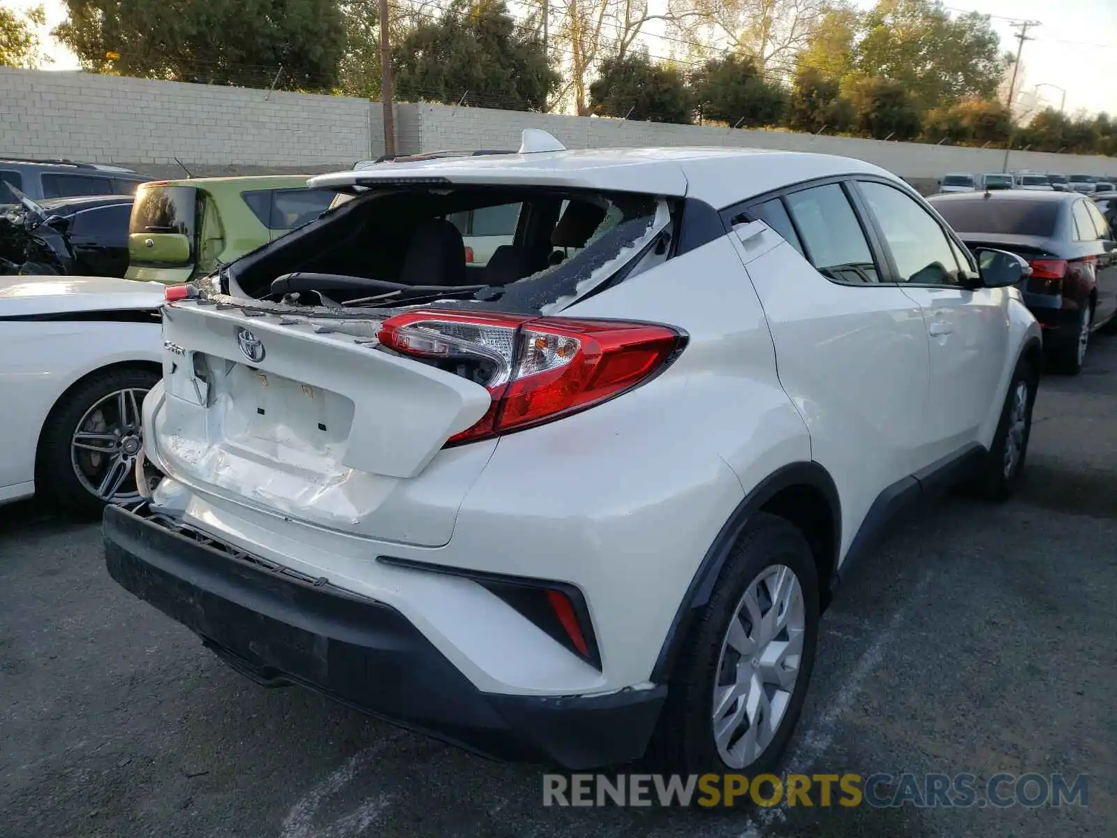 4 Photograph of a damaged car JTNKHMBX7K1027210 TOYOTA C-HR 2019