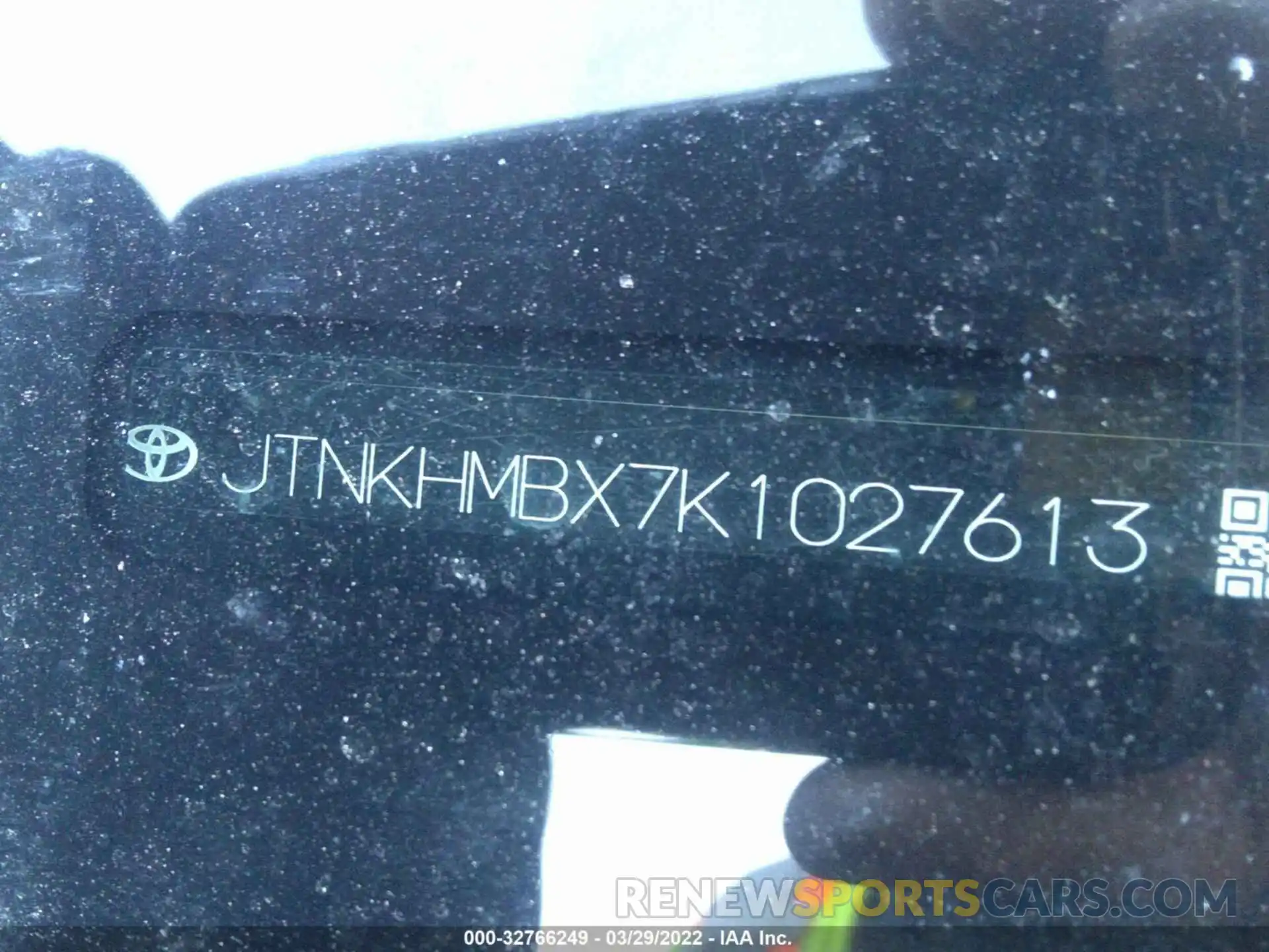 9 Photograph of a damaged car JTNKHMBX7K1027613 TOYOTA C-HR 2019