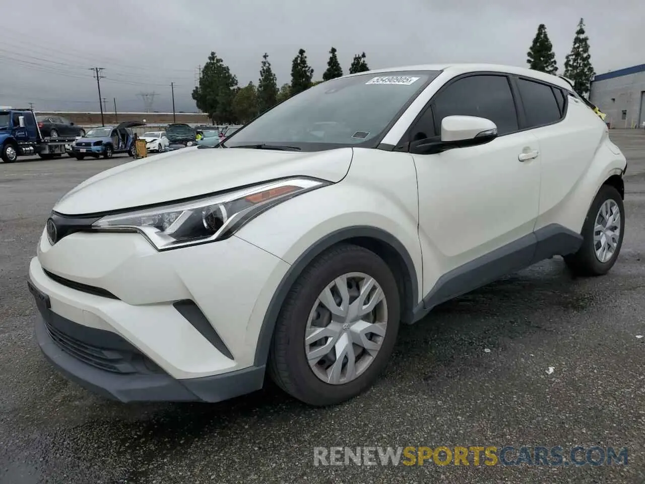 1 Photograph of a damaged car JTNKHMBX7K1028552 TOYOTA C-HR 2019