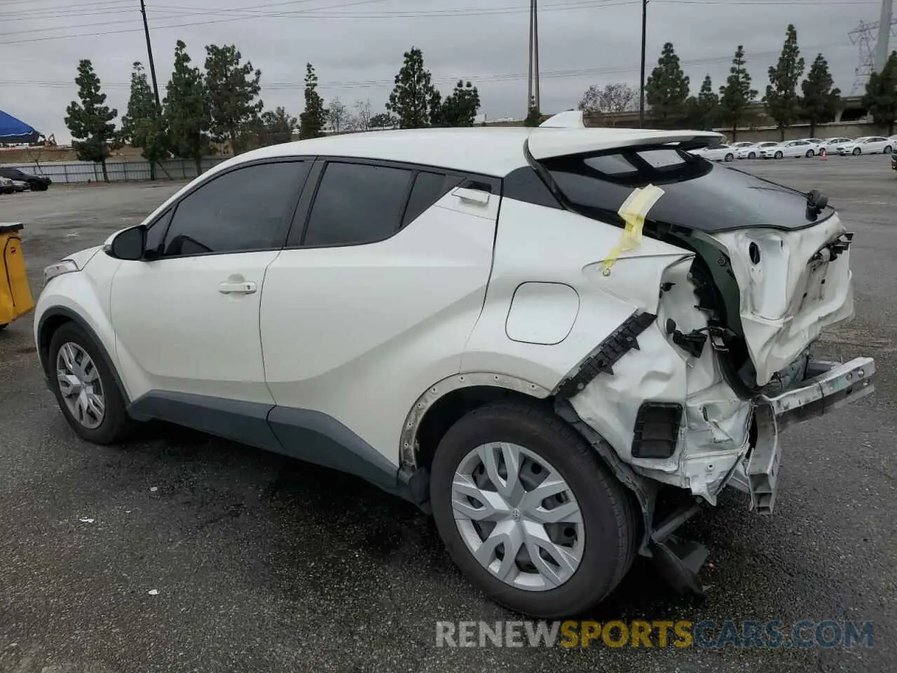 2 Photograph of a damaged car JTNKHMBX7K1028552 TOYOTA C-HR 2019