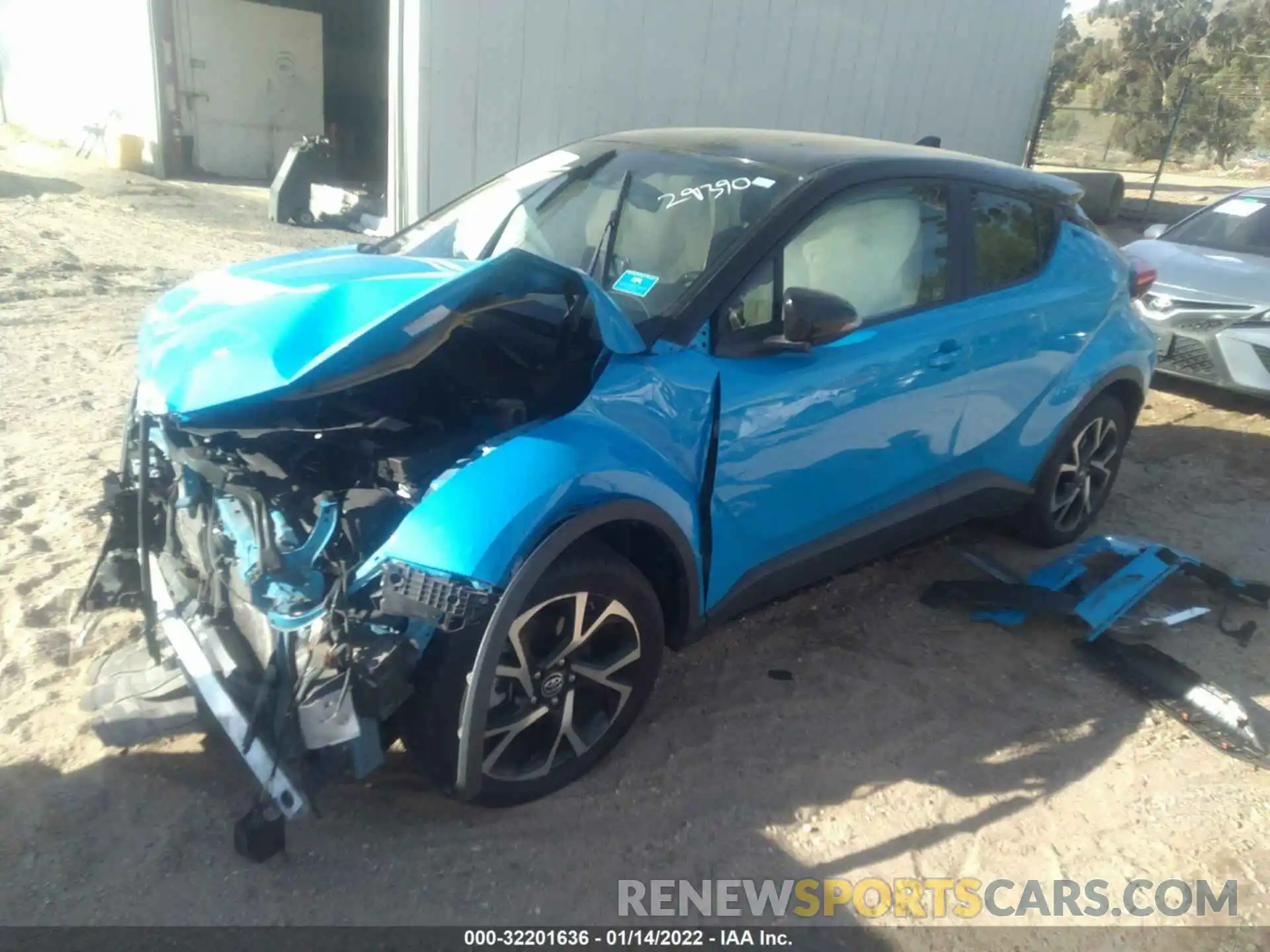 2 Photograph of a damaged car JTNKHMBX7K1028941 TOYOTA C-HR 2019