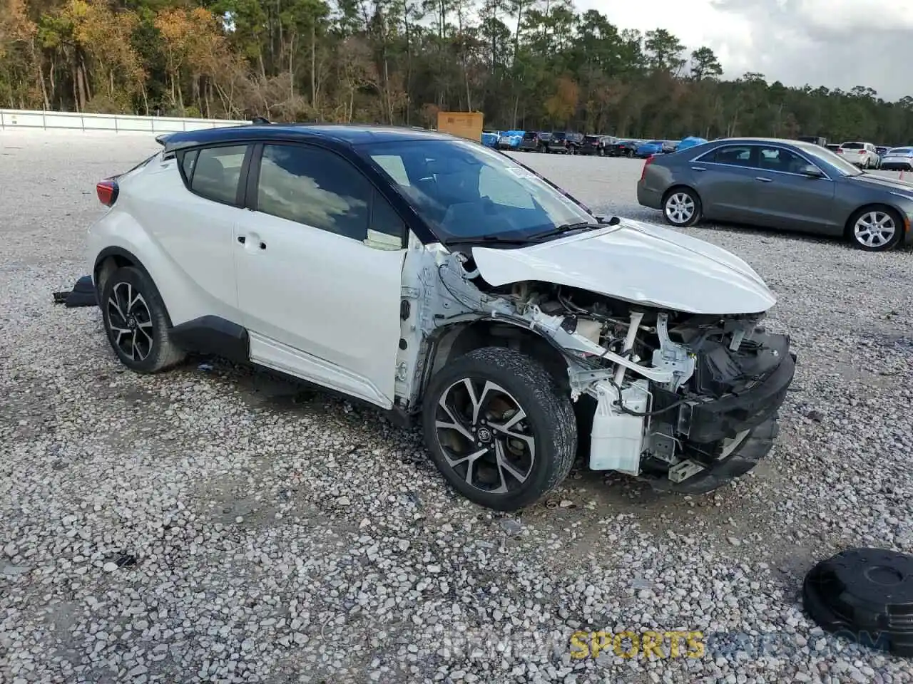 4 Photograph of a damaged car JTNKHMBX7K1033900 TOYOTA C-HR 2019