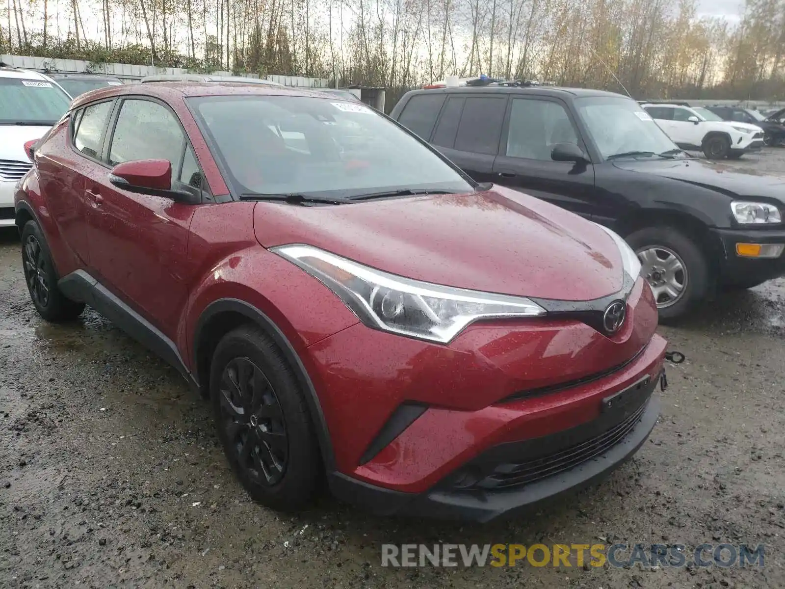 1 Photograph of a damaged car JTNKHMBX7K1038174 TOYOTA C-HR 2019