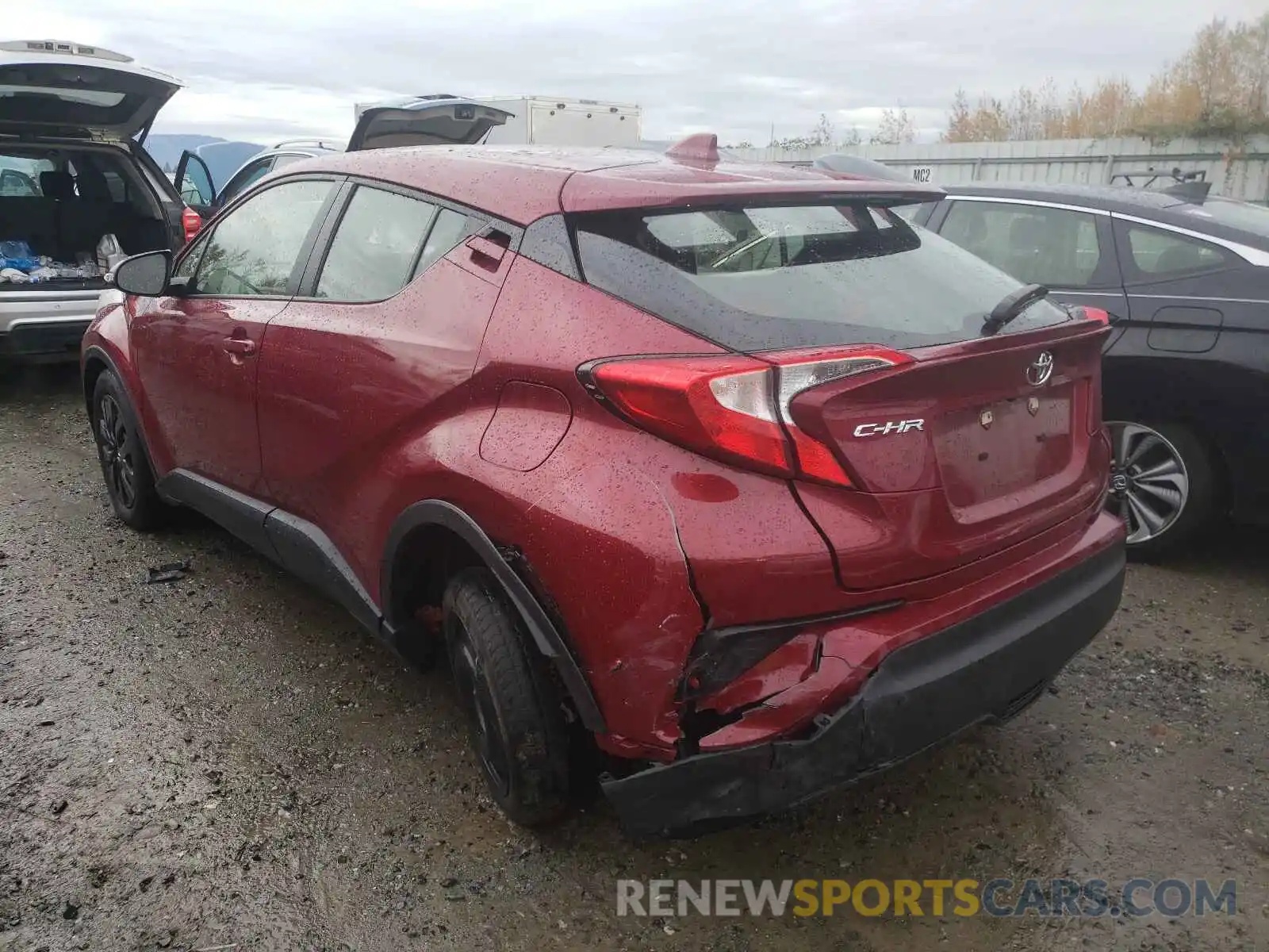 3 Photograph of a damaged car JTNKHMBX7K1038174 TOYOTA C-HR 2019