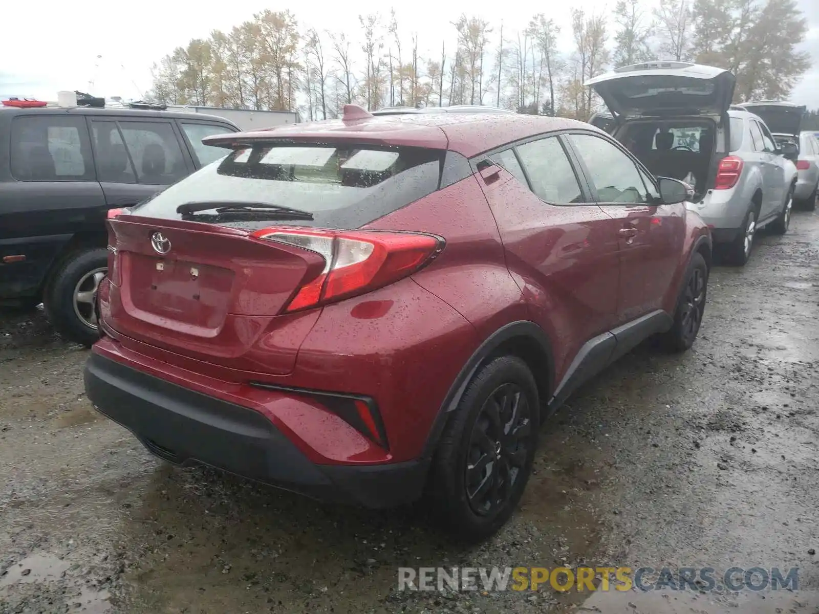 4 Photograph of a damaged car JTNKHMBX7K1038174 TOYOTA C-HR 2019