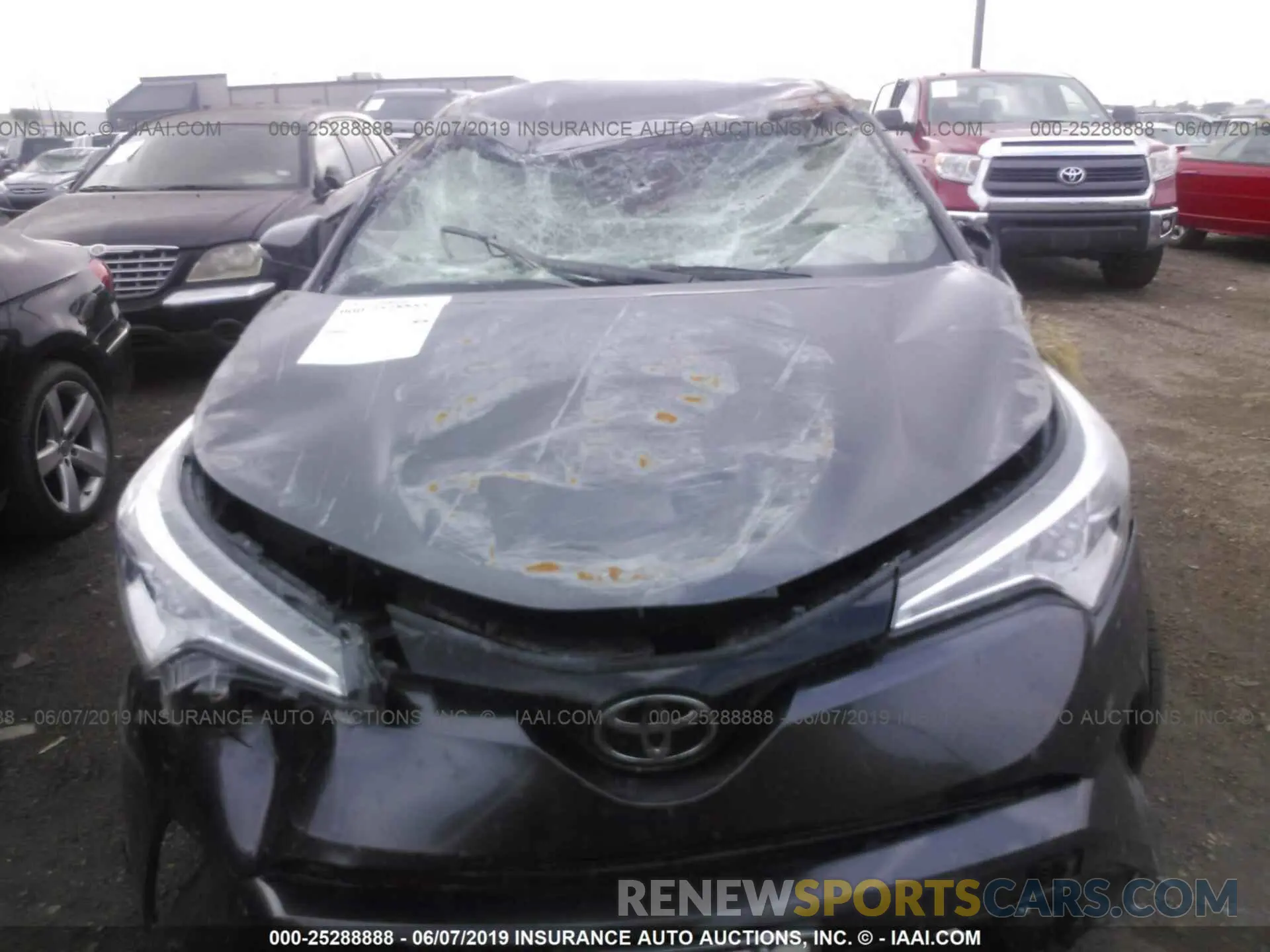 6 Photograph of a damaged car JTNKHMBX7K1038398 TOYOTA C-HR 2019