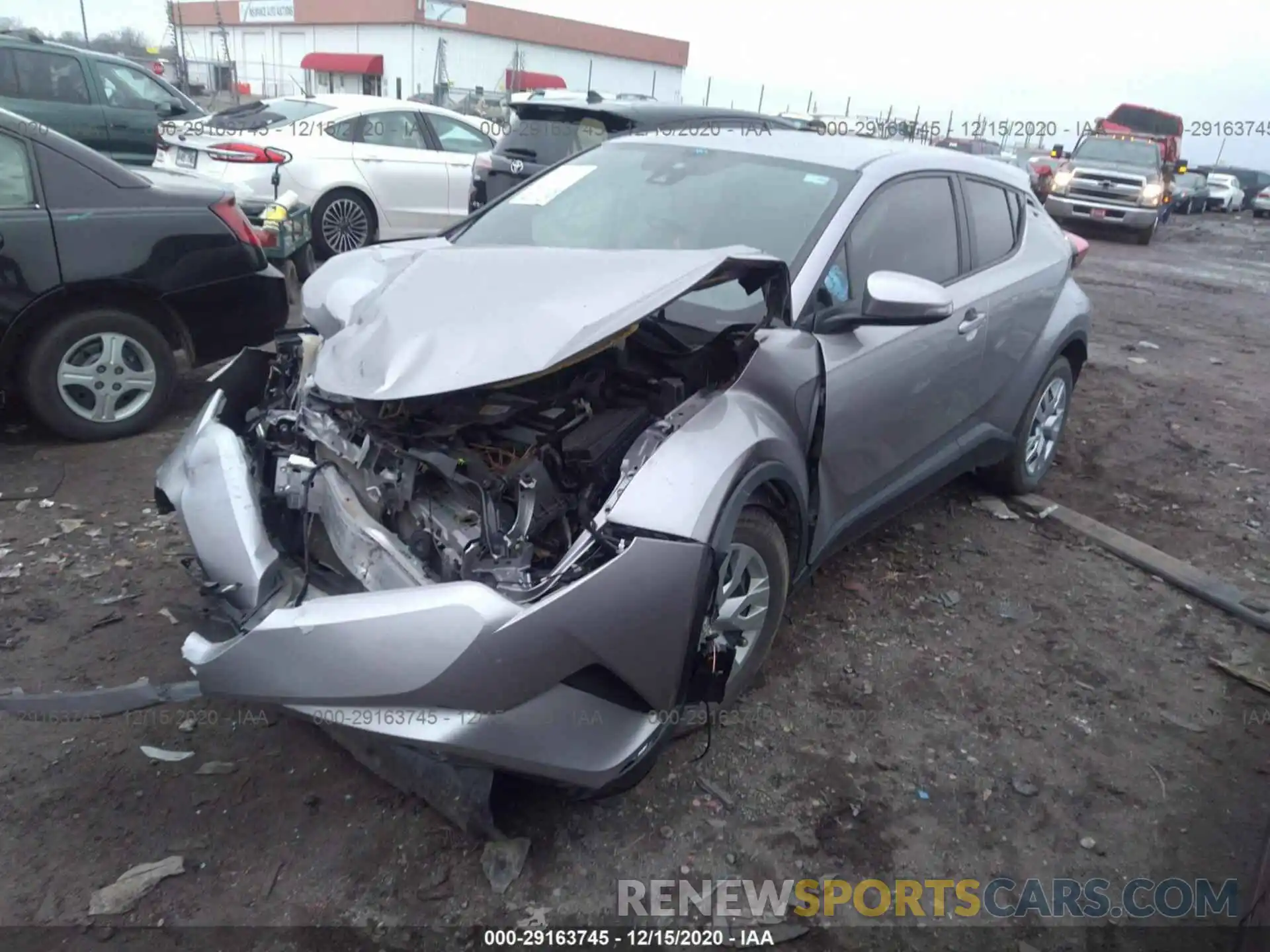 2 Photograph of a damaged car JTNKHMBX7K1038837 TOYOTA C-HR 2019