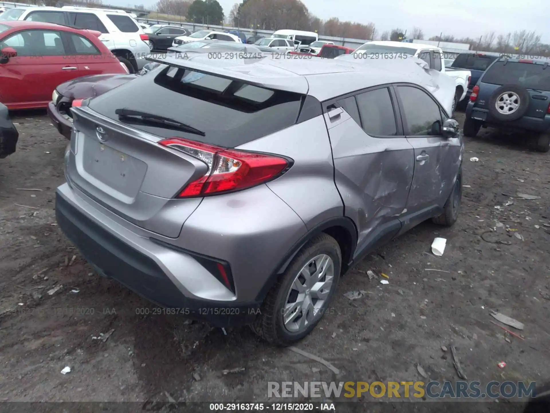 4 Photograph of a damaged car JTNKHMBX7K1038837 TOYOTA C-HR 2019