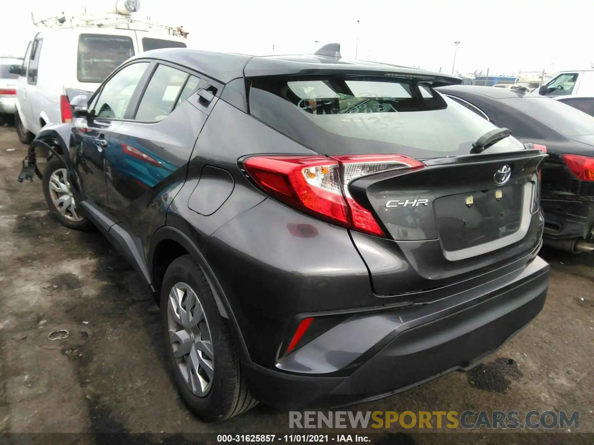 3 Photograph of a damaged car JTNKHMBX7K1040815 TOYOTA C-HR 2019