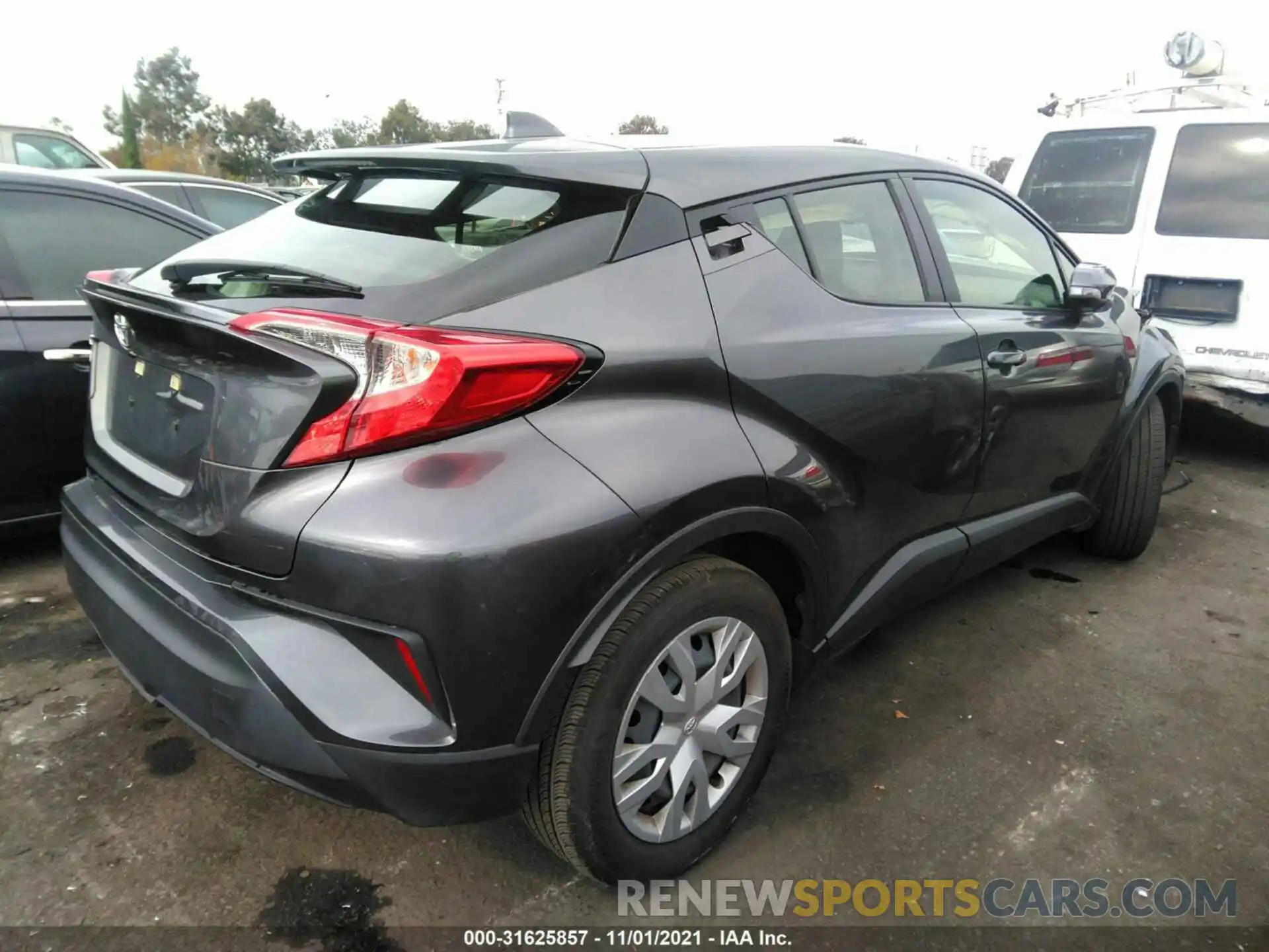 4 Photograph of a damaged car JTNKHMBX7K1040815 TOYOTA C-HR 2019