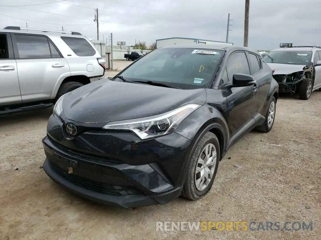 2 Photograph of a damaged car JTNKHMBX7K1041060 TOYOTA C-HR 2019