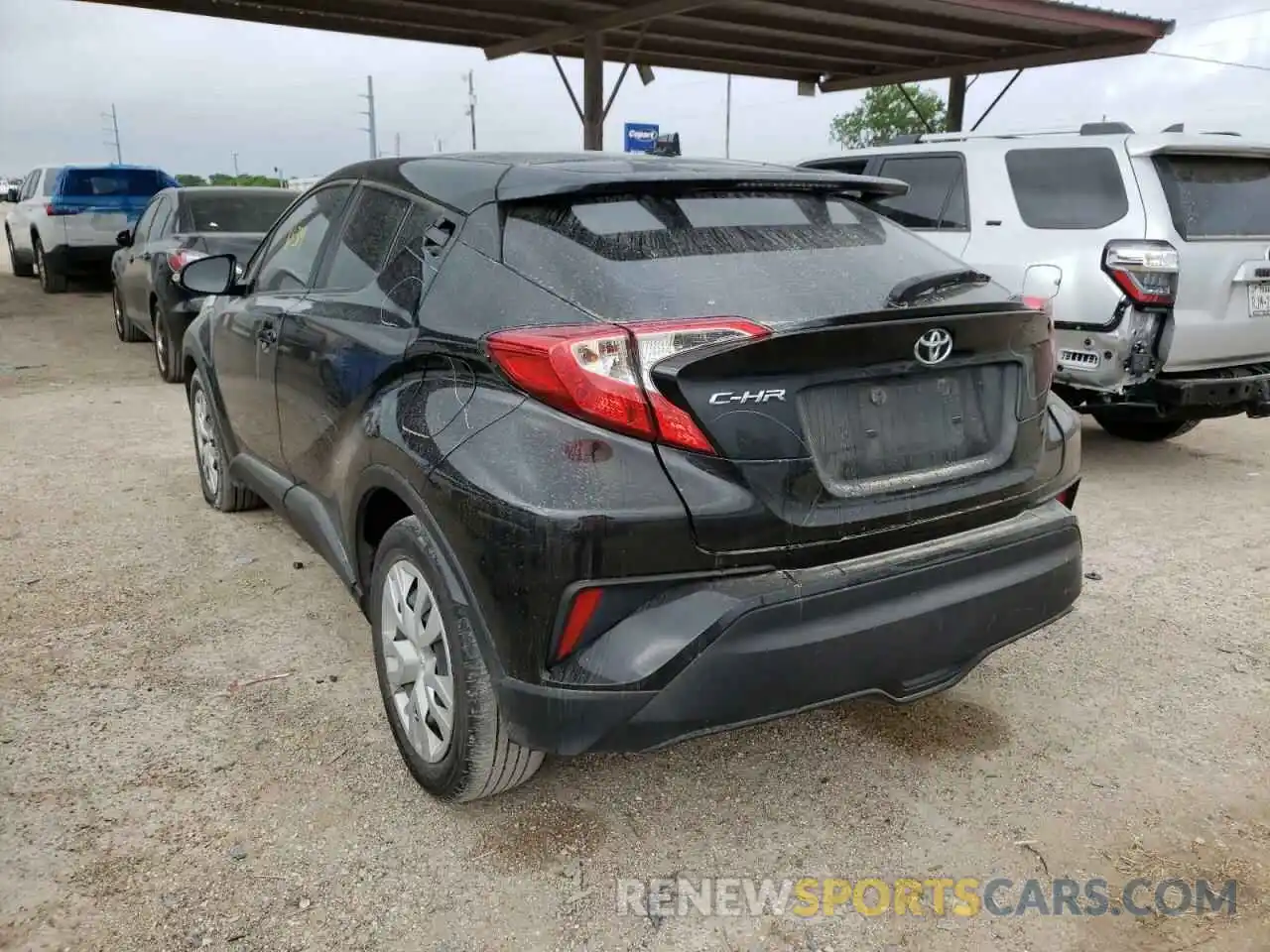 3 Photograph of a damaged car JTNKHMBX7K1041060 TOYOTA C-HR 2019