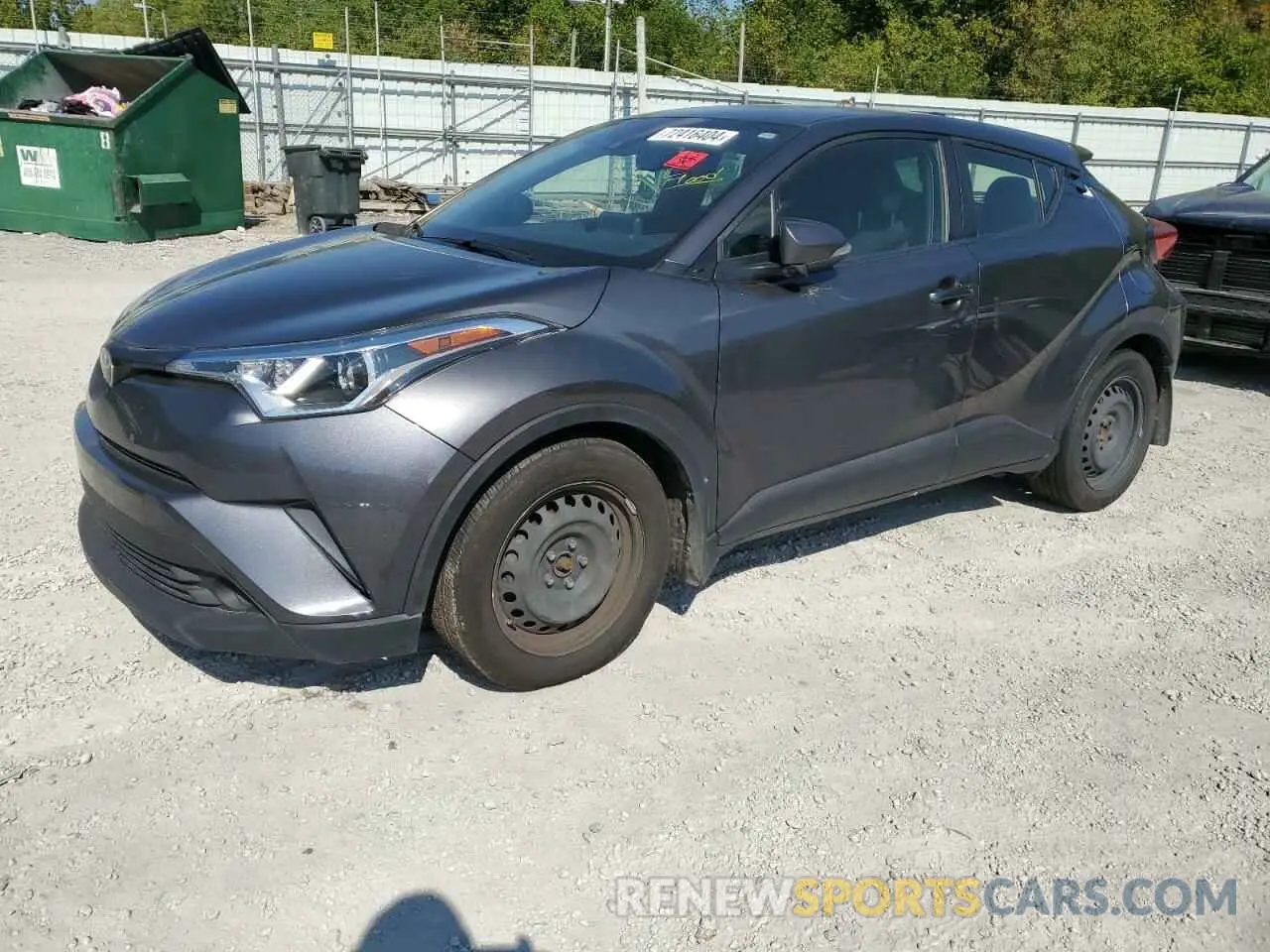 1 Photograph of a damaged car JTNKHMBX7K1041205 TOYOTA C-HR 2019