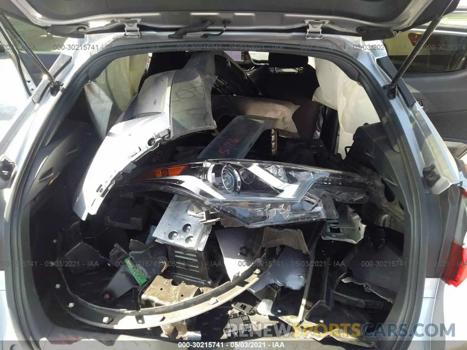 12 Photograph of a damaged car JTNKHMBX7K1042774 TOYOTA C-HR 2019