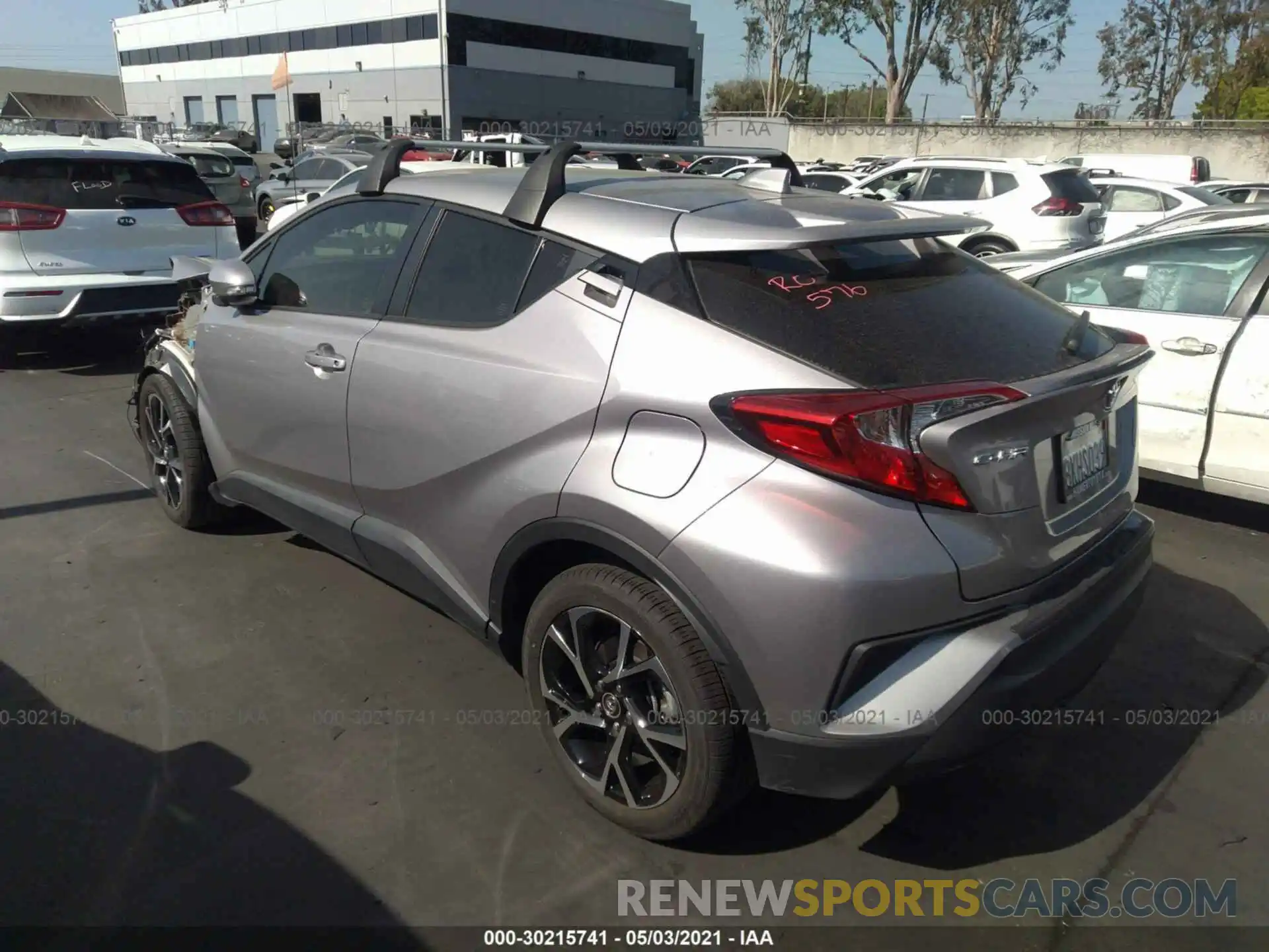 3 Photograph of a damaged car JTNKHMBX7K1042774 TOYOTA C-HR 2019