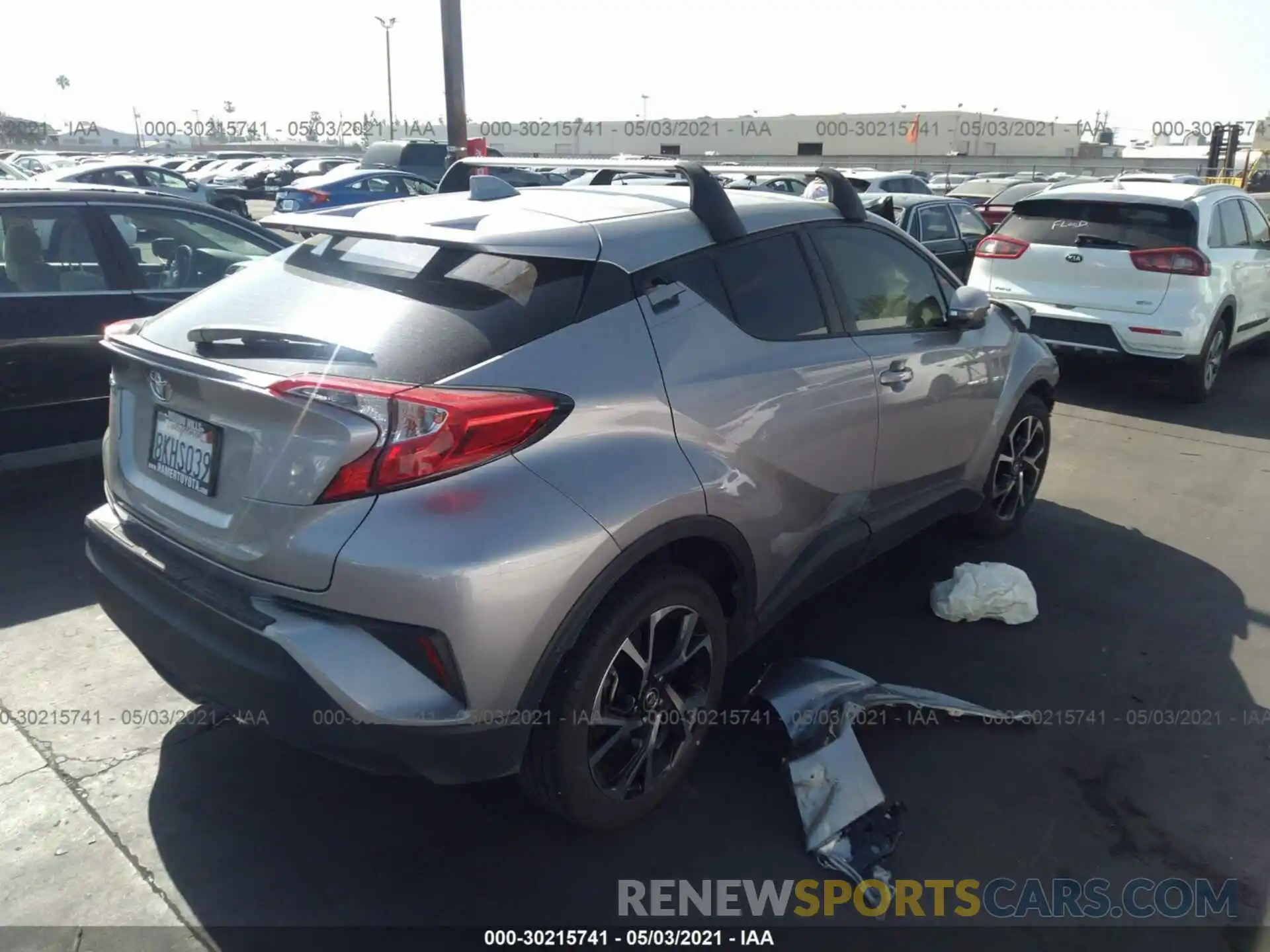 4 Photograph of a damaged car JTNKHMBX7K1042774 TOYOTA C-HR 2019