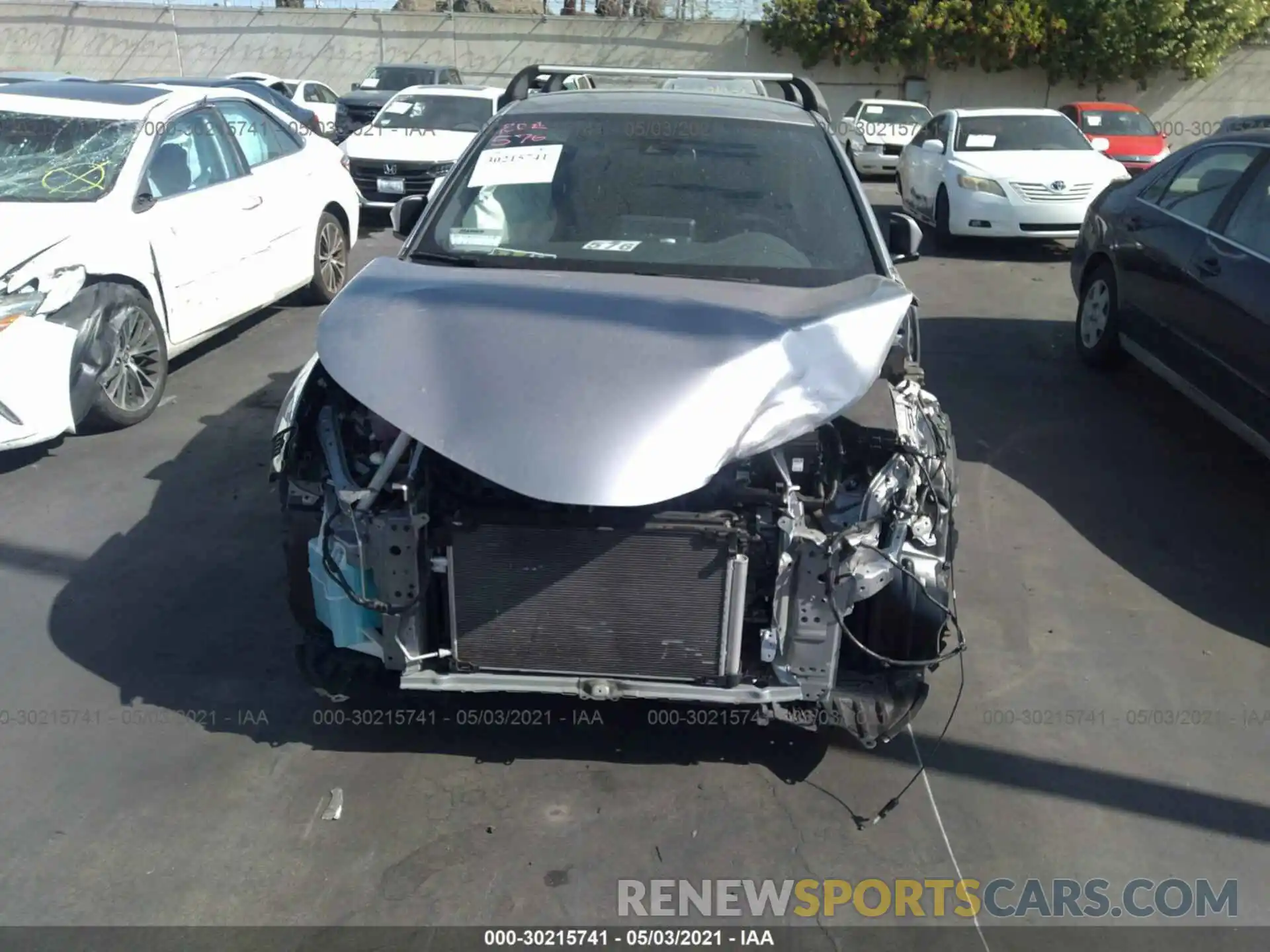 6 Photograph of a damaged car JTNKHMBX7K1042774 TOYOTA C-HR 2019