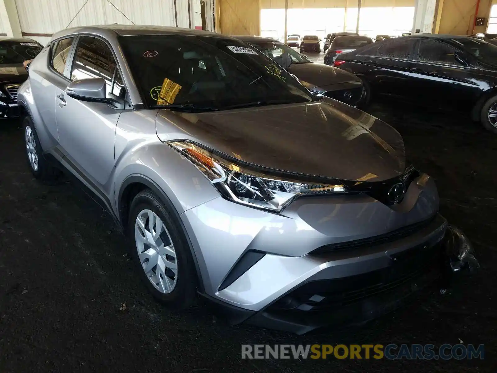 1 Photograph of a damaged car JTNKHMBX7K1043021 TOYOTA C-HR 2019