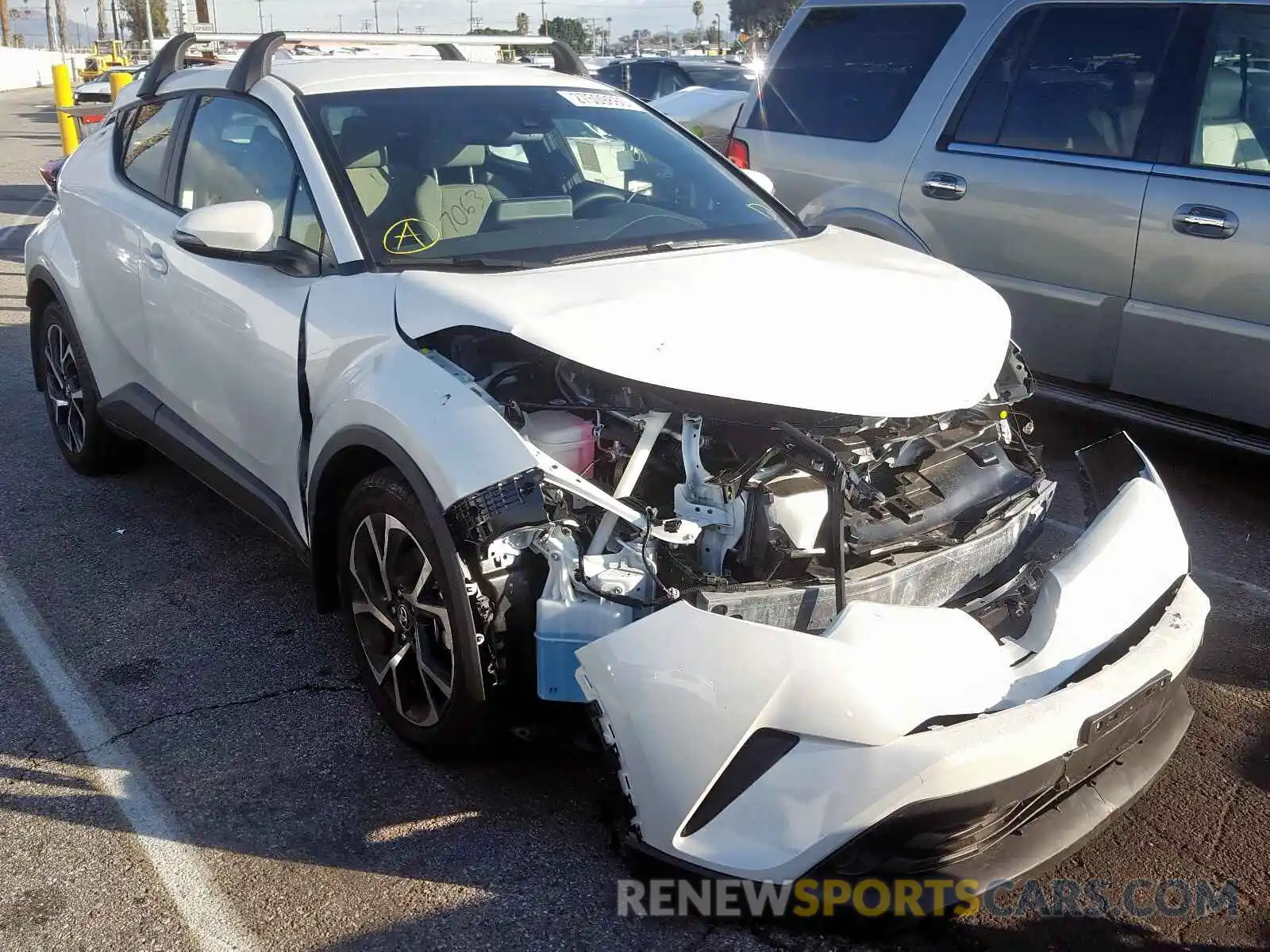 1 Photograph of a damaged car JTNKHMBX7K1046503 TOYOTA C-HR 2019