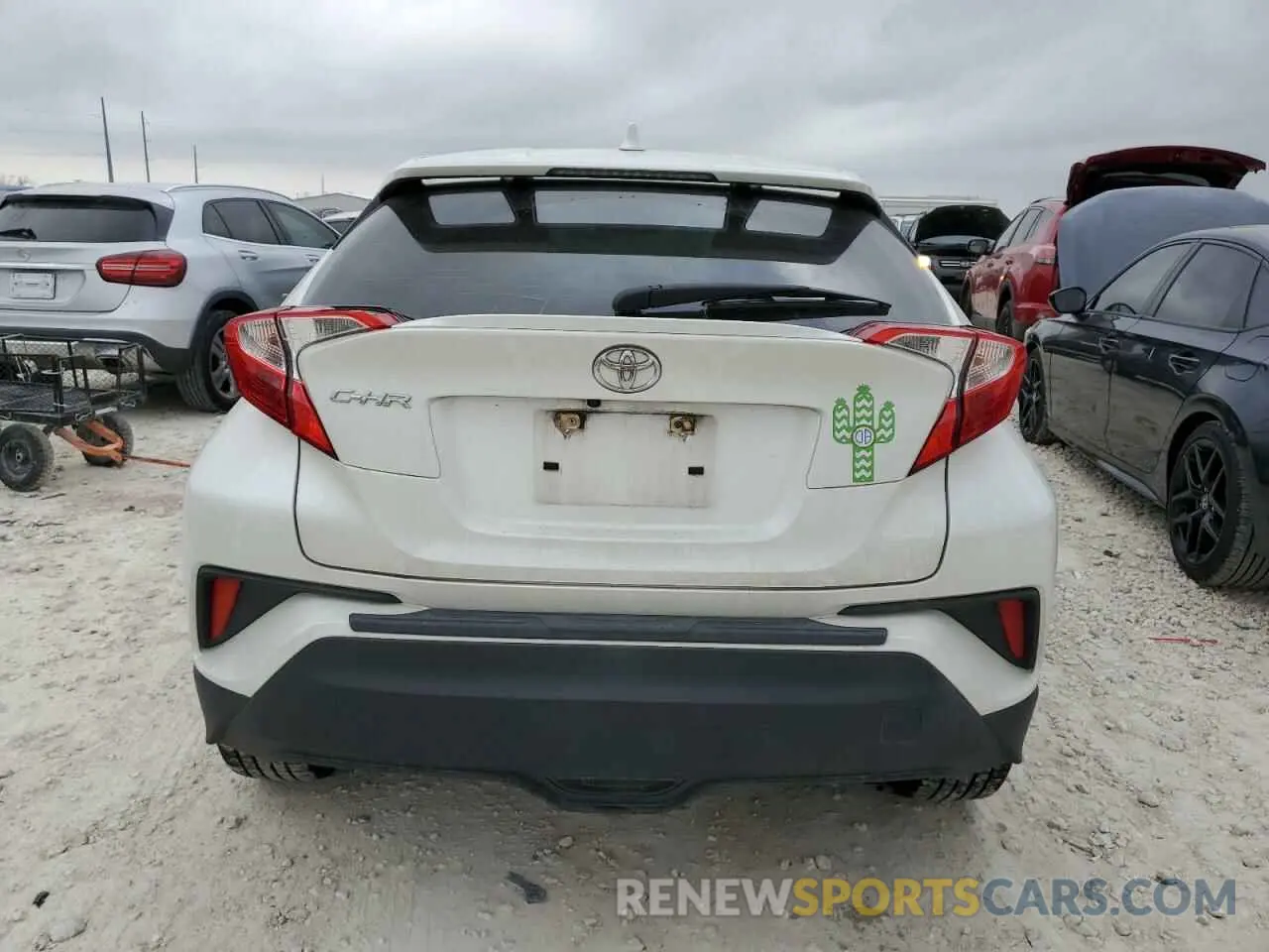 6 Photograph of a damaged car JTNKHMBX7K1046694 TOYOTA C-HR 2019