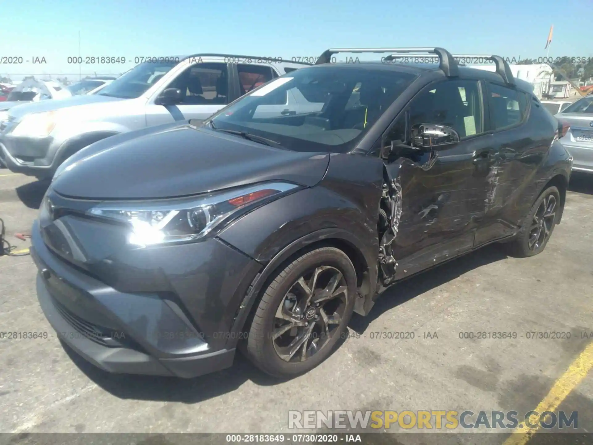 2 Photograph of a damaged car JTNKHMBX7K1049157 TOYOTA C-HR 2019