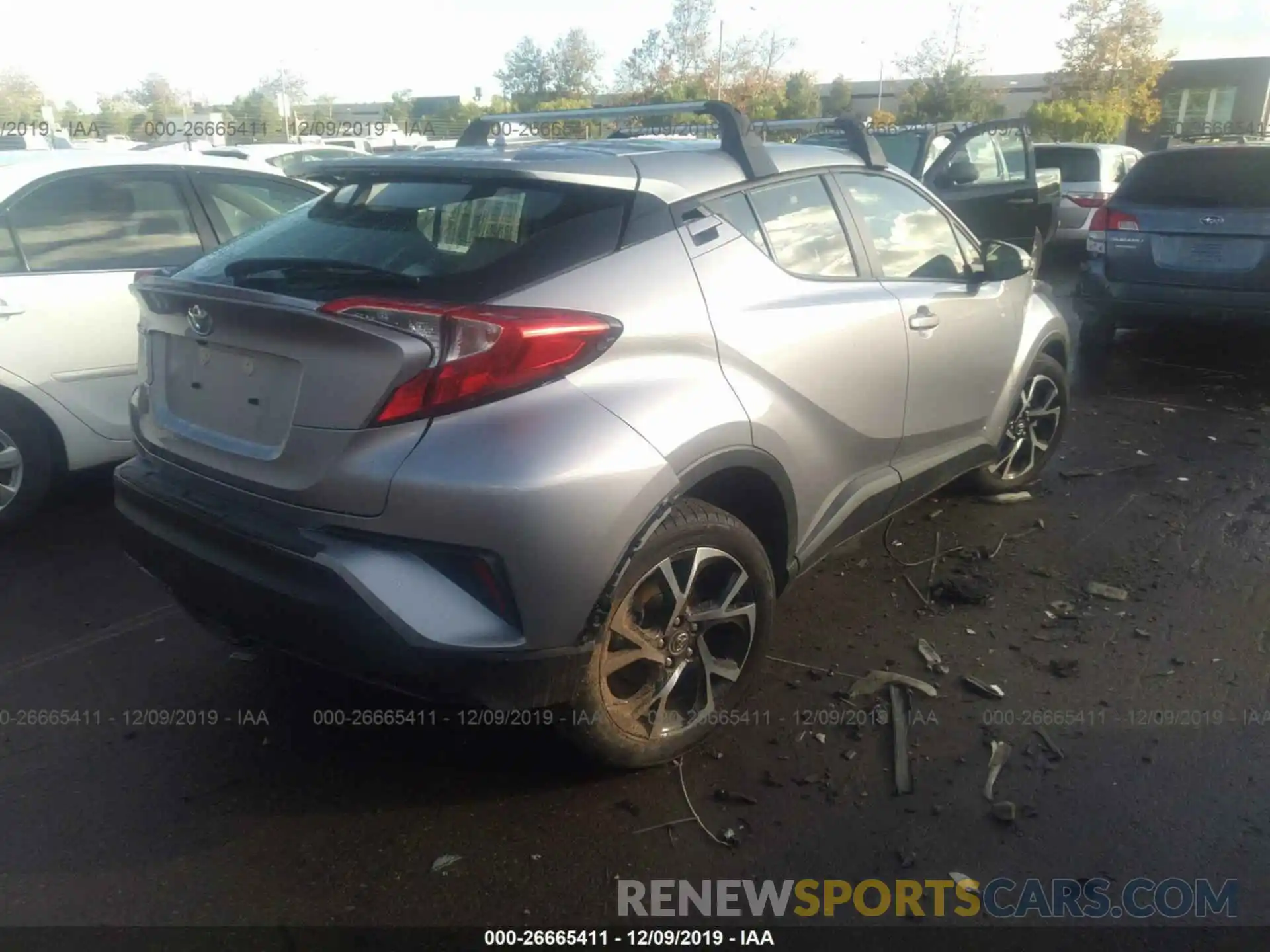 4 Photograph of a damaged car JTNKHMBX7K1050874 TOYOTA C-HR 2019