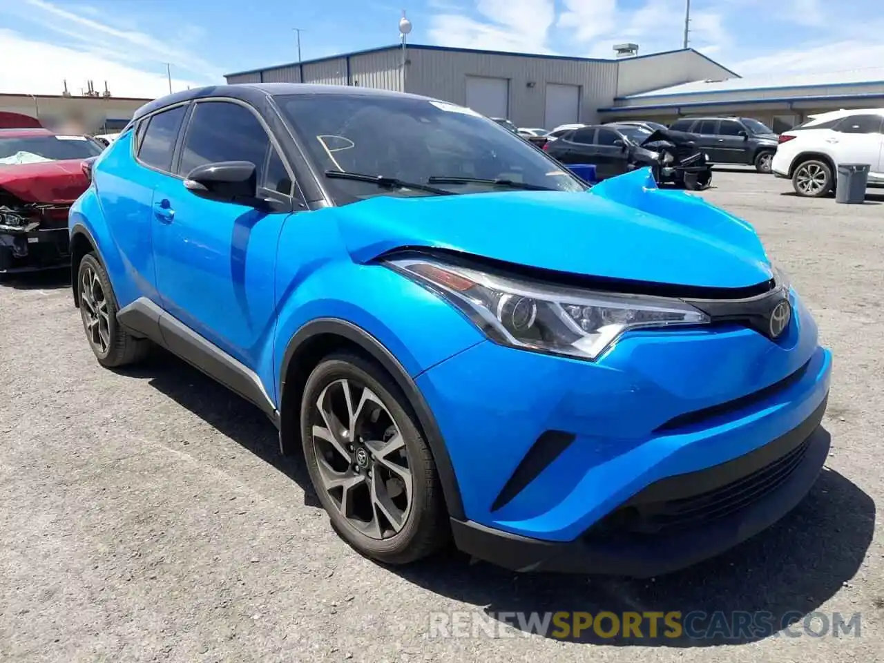 1 Photograph of a damaged car JTNKHMBX7K1051880 TOYOTA C-HR 2019