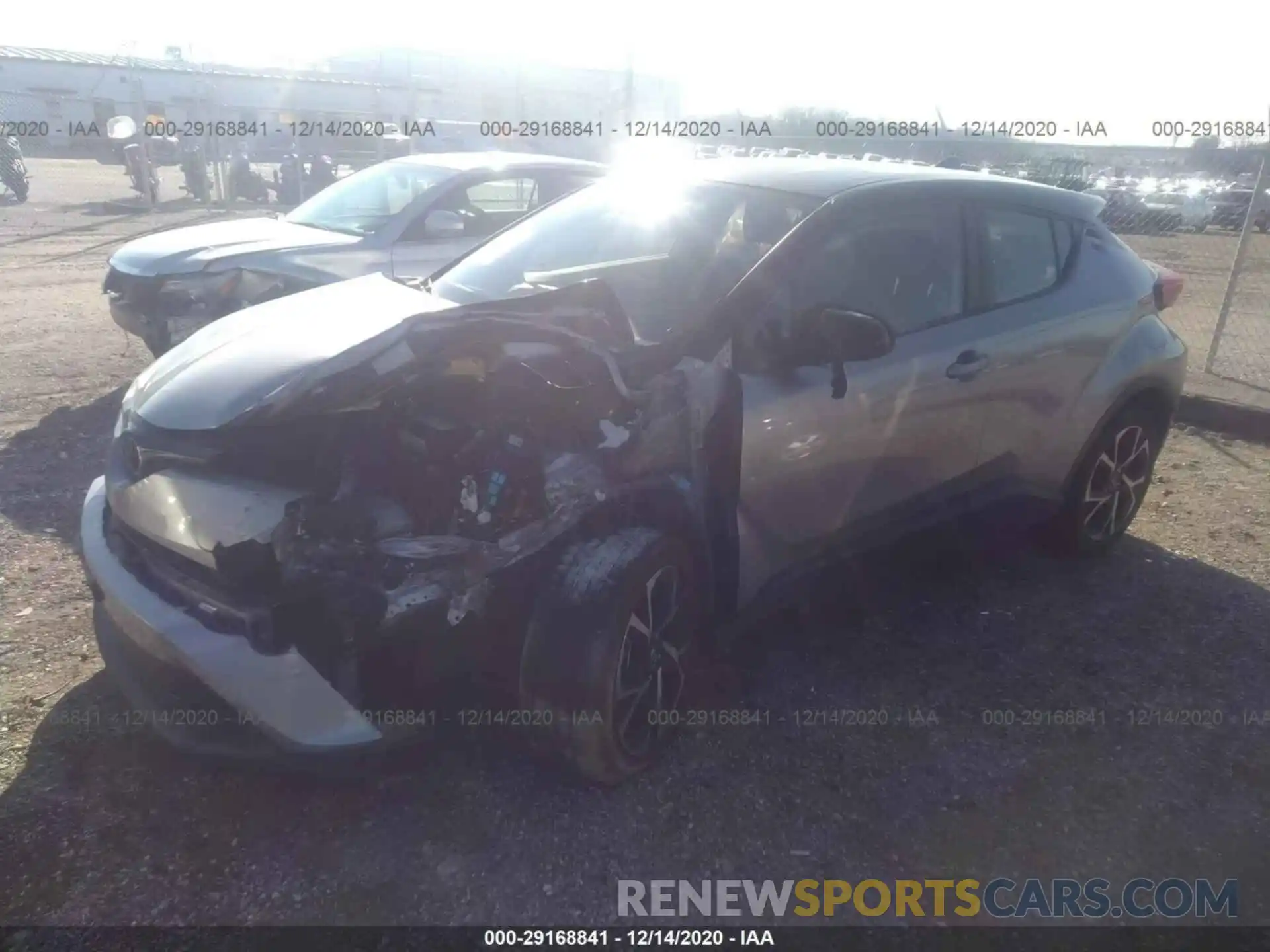 2 Photograph of a damaged car JTNKHMBX7K1052110 TOYOTA C-HR 2019