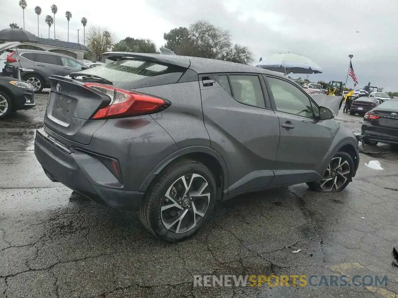 3 Photograph of a damaged car JTNKHMBX7K1052530 TOYOTA C-HR 2019