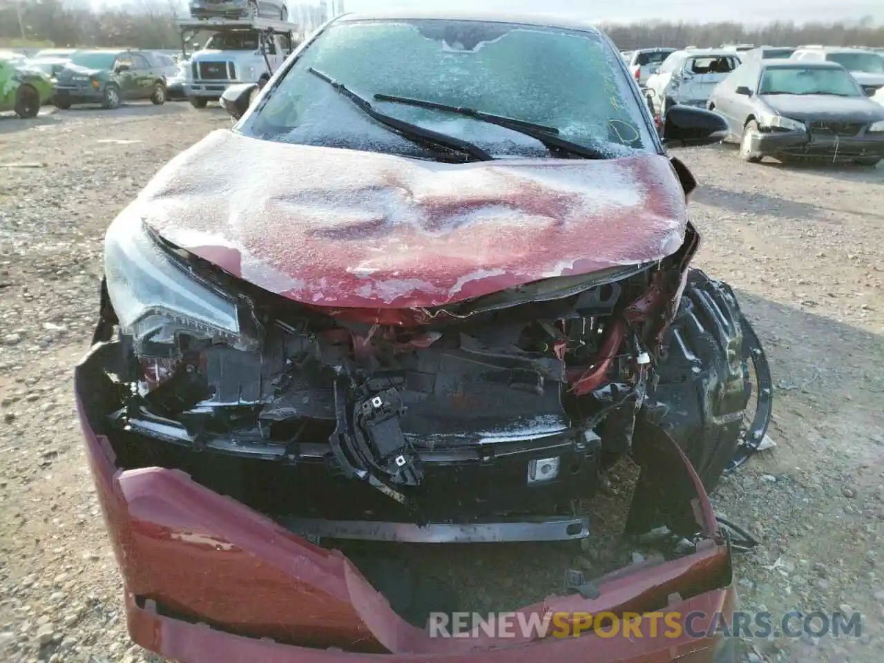 9 Photograph of a damaged car JTNKHMBX7K1056917 TOYOTA C-HR 2019