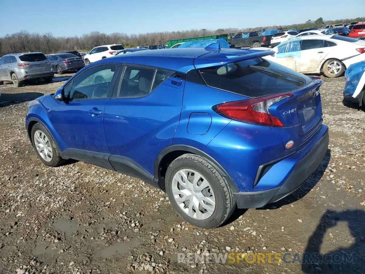 2 Photograph of a damaged car JTNKHMBX7K1060160 TOYOTA C-HR 2019