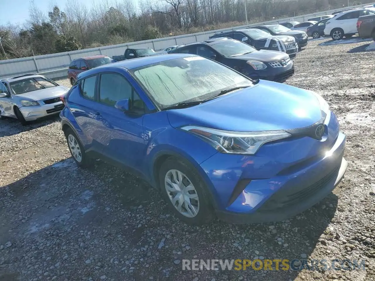 4 Photograph of a damaged car JTNKHMBX7K1060160 TOYOTA C-HR 2019