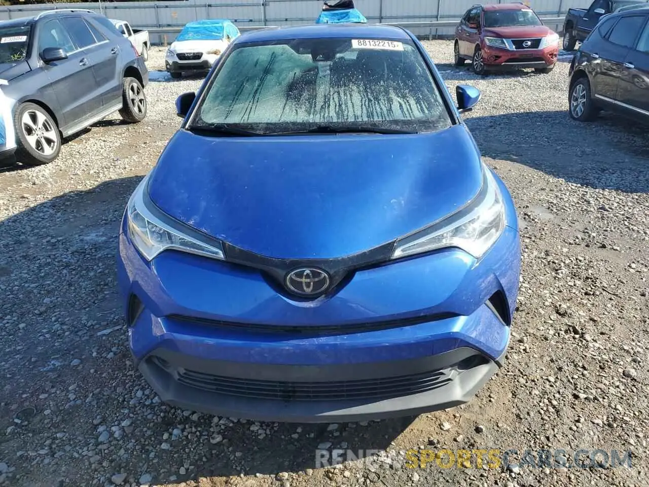 5 Photograph of a damaged car JTNKHMBX7K1060160 TOYOTA C-HR 2019