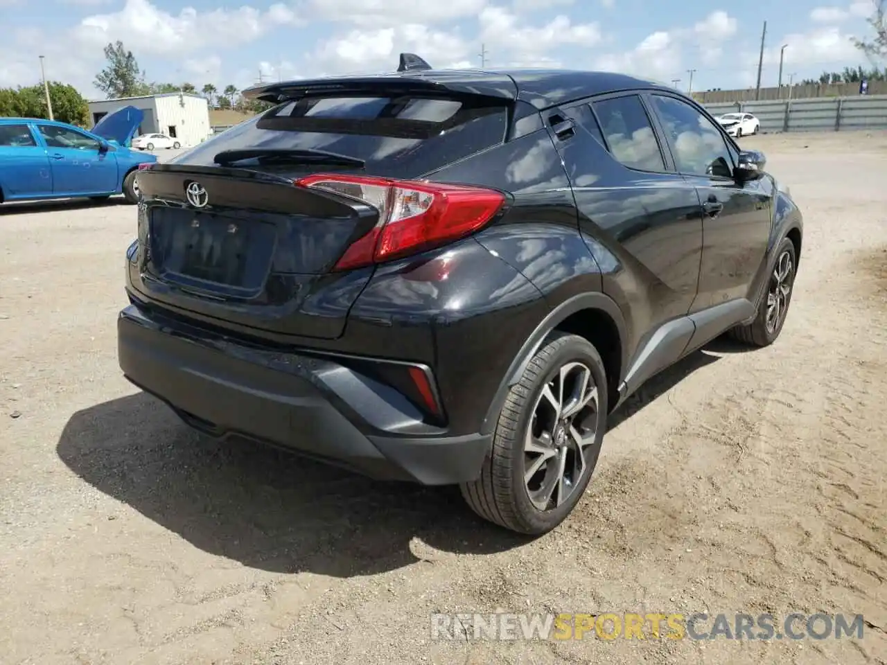 4 Photograph of a damaged car JTNKHMBX7K1060448 TOYOTA C-HR 2019