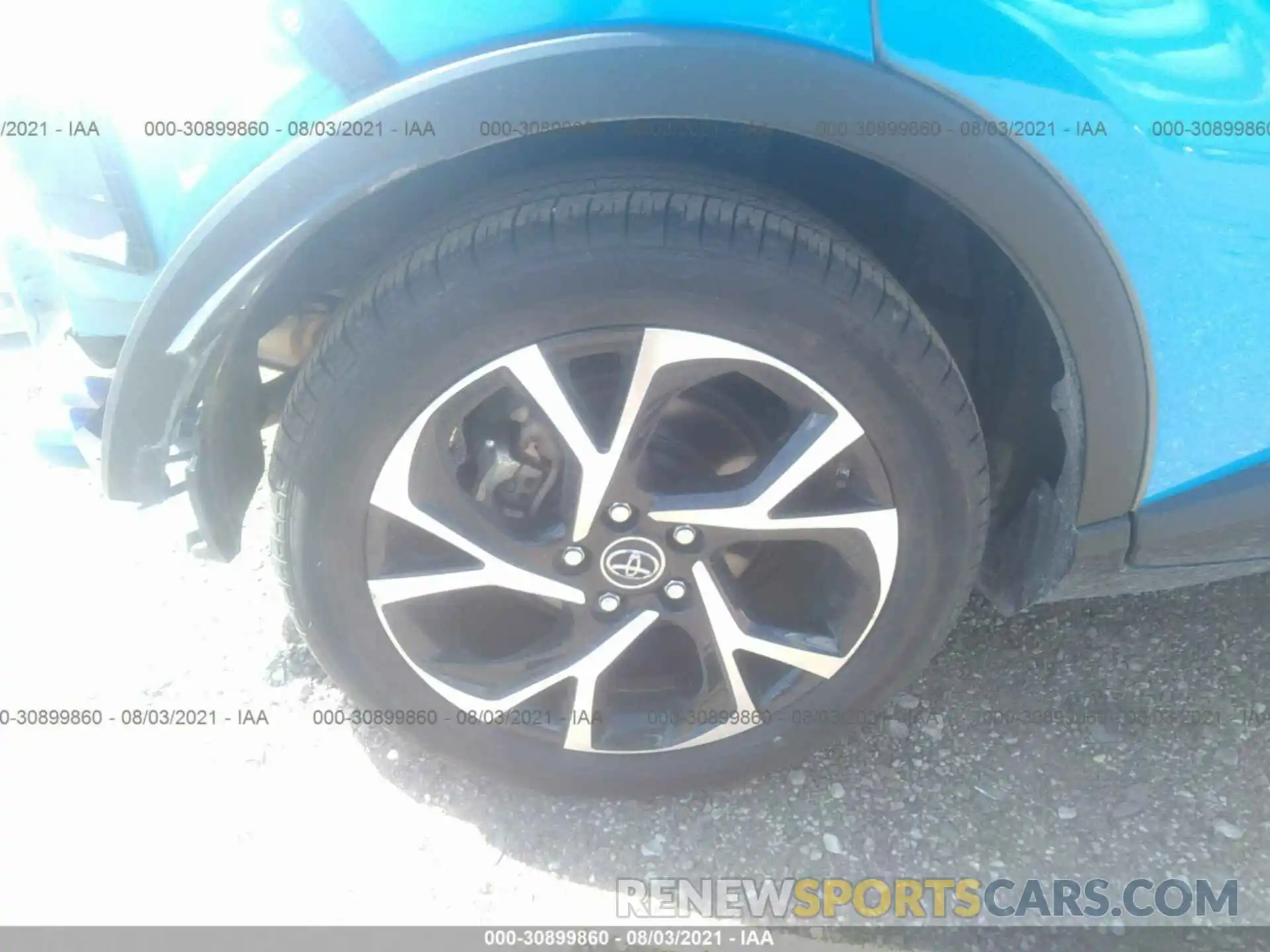 16 Photograph of a damaged car JTNKHMBX7K1061440 TOYOTA C-HR 2019