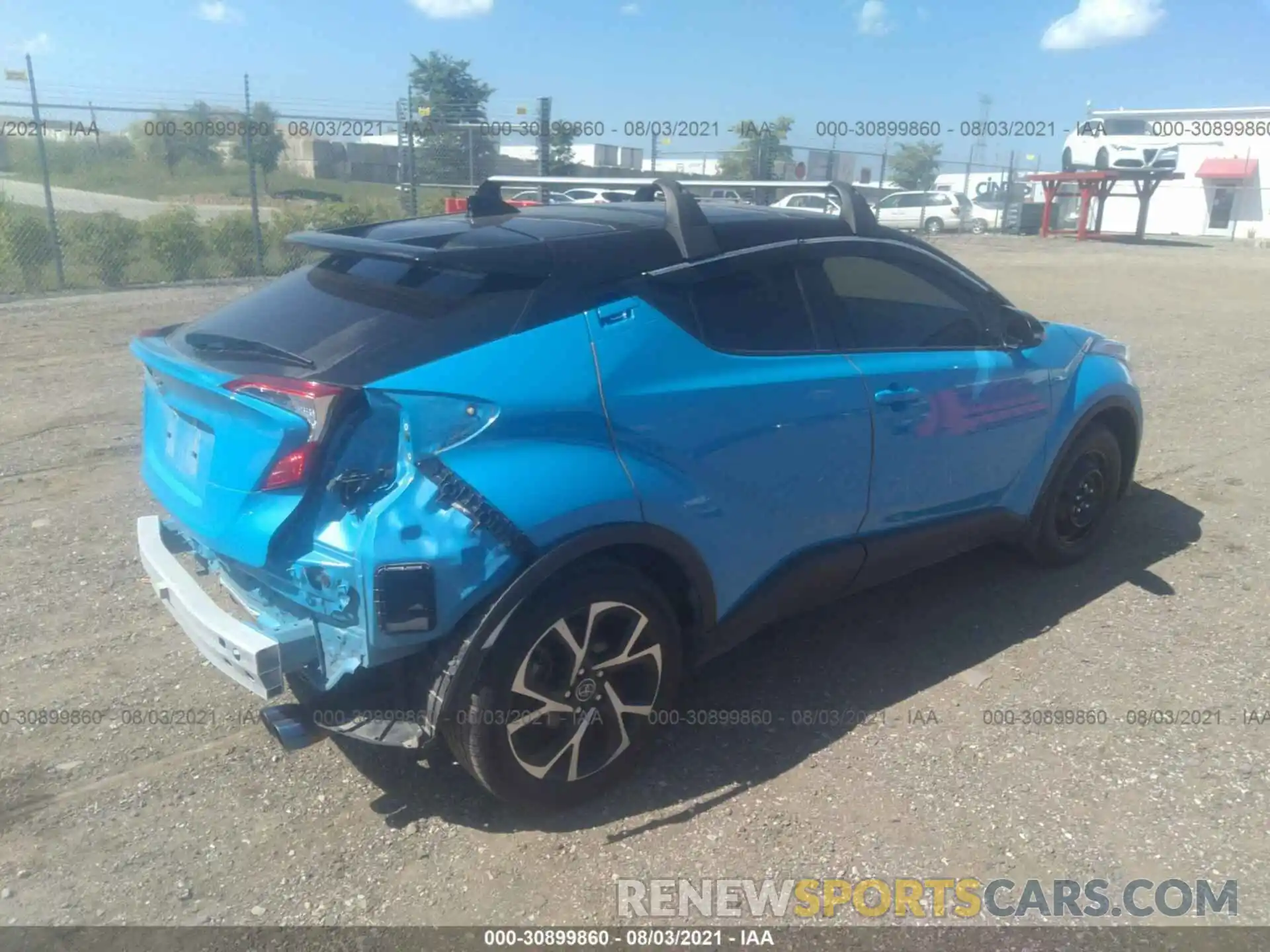 4 Photograph of a damaged car JTNKHMBX7K1061440 TOYOTA C-HR 2019