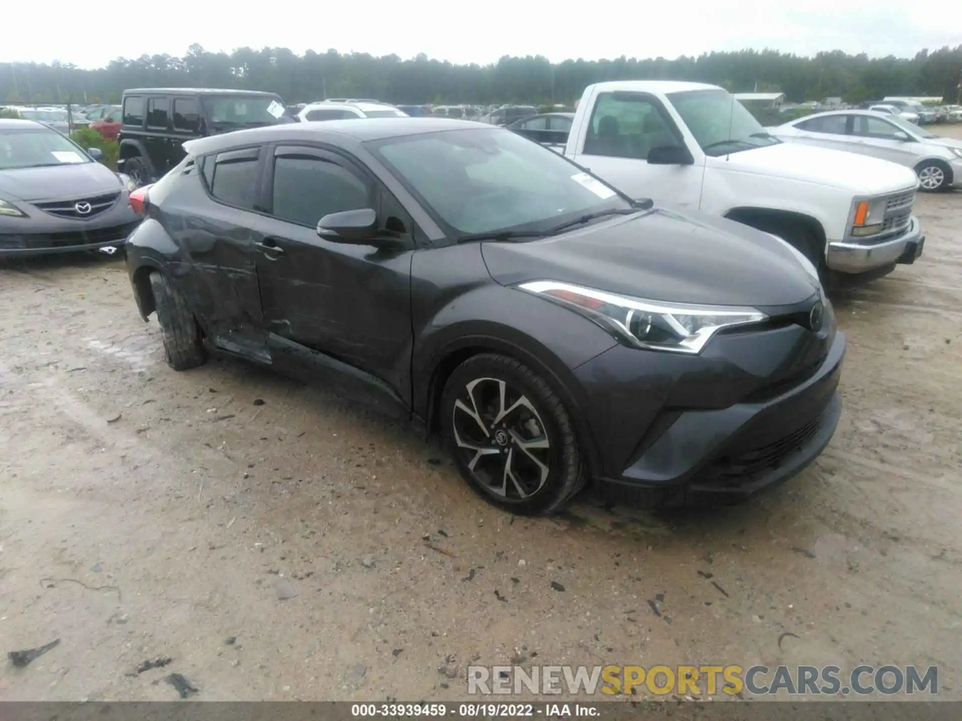 1 Photograph of a damaged car JTNKHMBX7K1061583 TOYOTA C-HR 2019