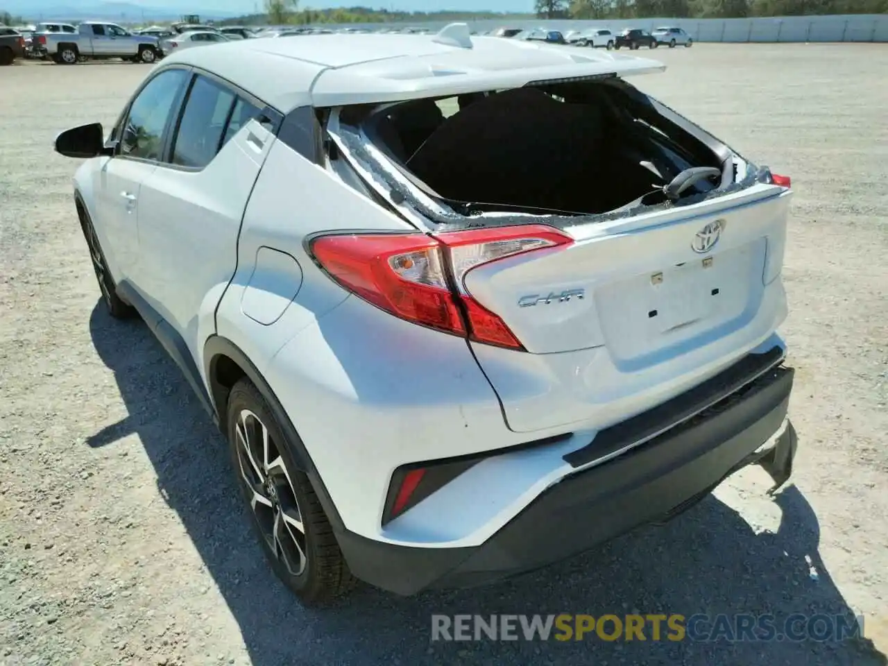 3 Photograph of a damaged car JTNKHMBX8K1012487 TOYOTA C-HR 2019